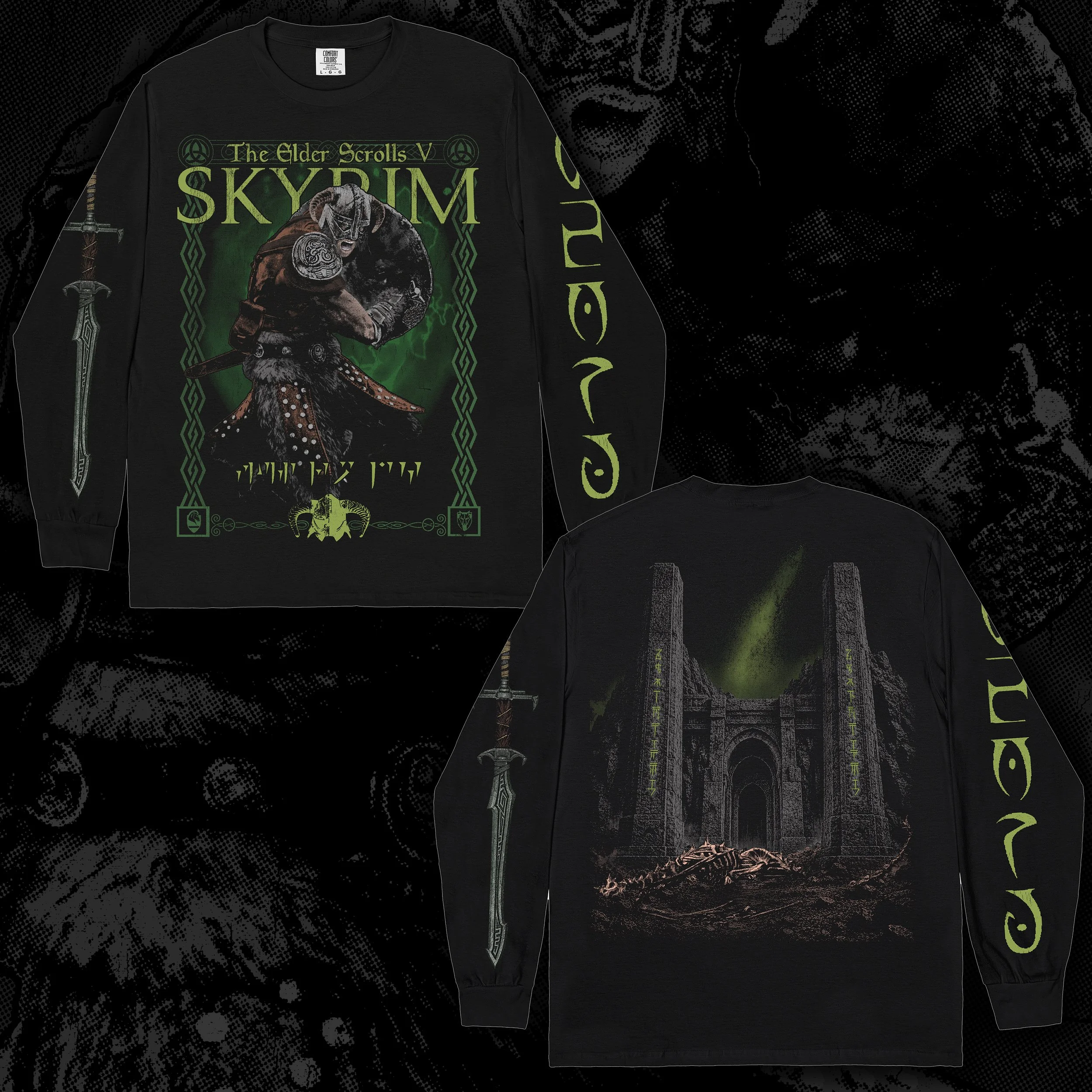 The Elder Scrolls: Skyrim Long Sleeve (Green)
