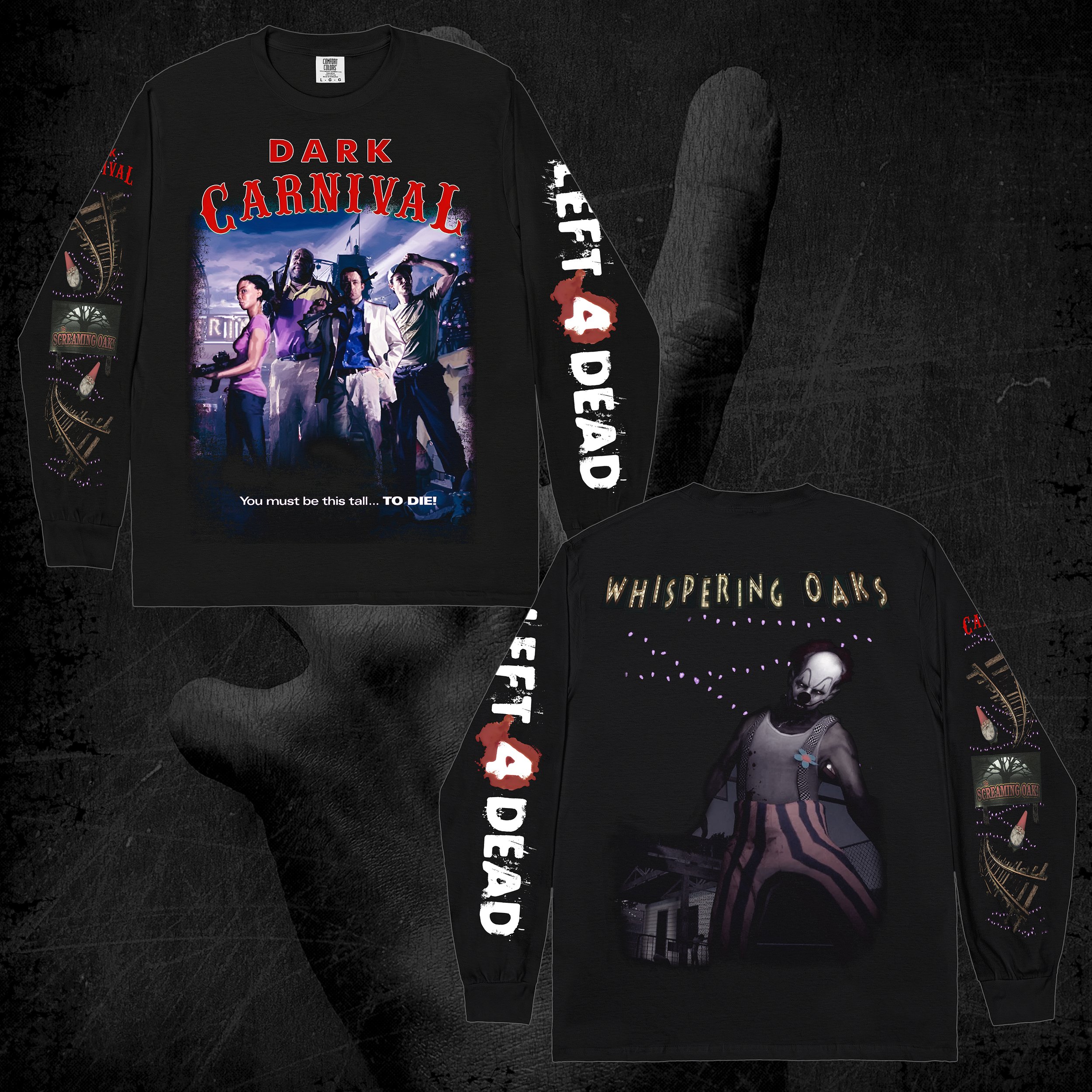 Left 4 Dead 2 "Dark Carnival" Long Sleeve