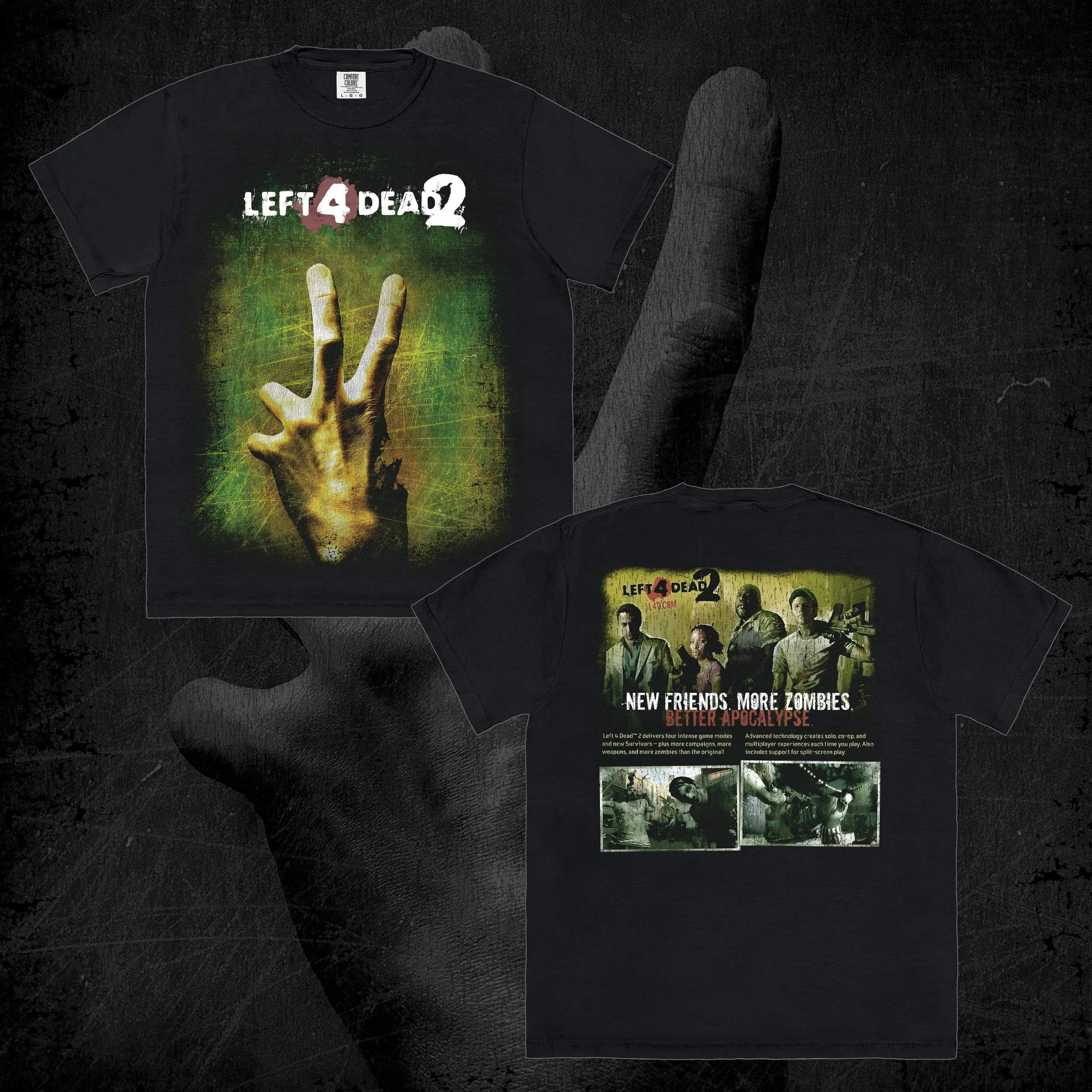 Left 4 Dead 2 Cover Short Sleeve