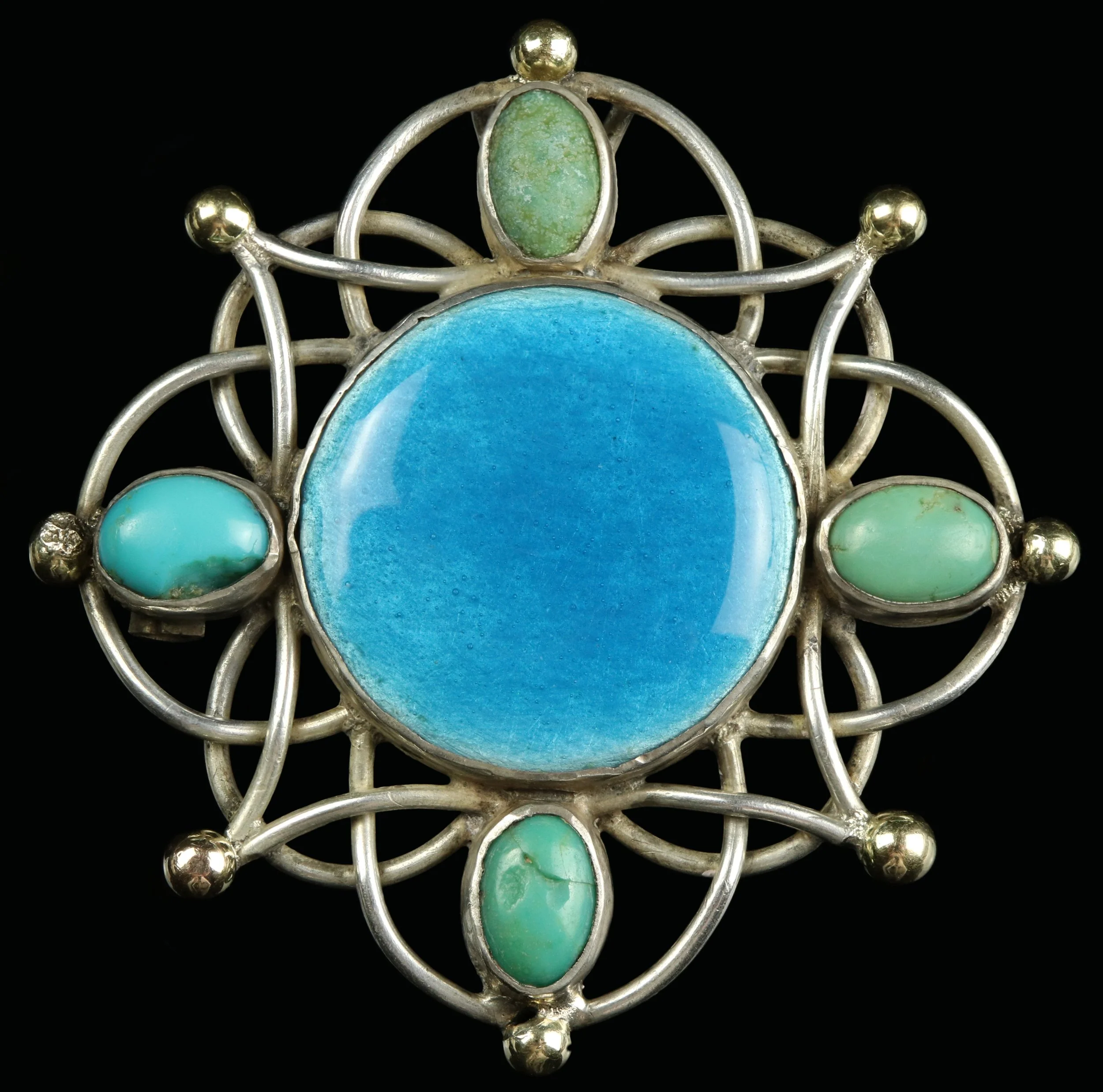 Arts & Crafts brooch, by Charles R. Ashby for the Guild of Handicraft