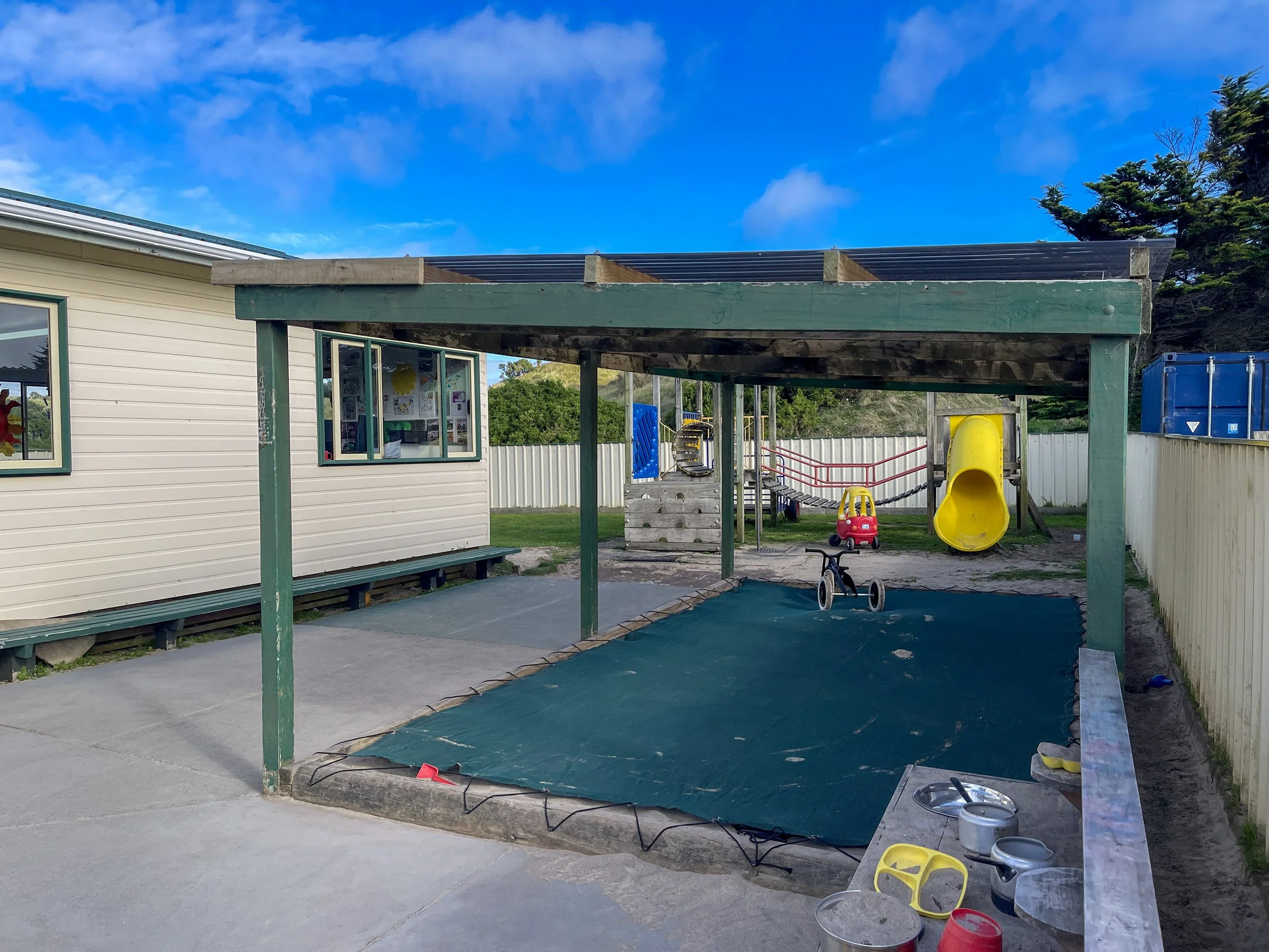 Existing materials were worn down, ready for replacement.