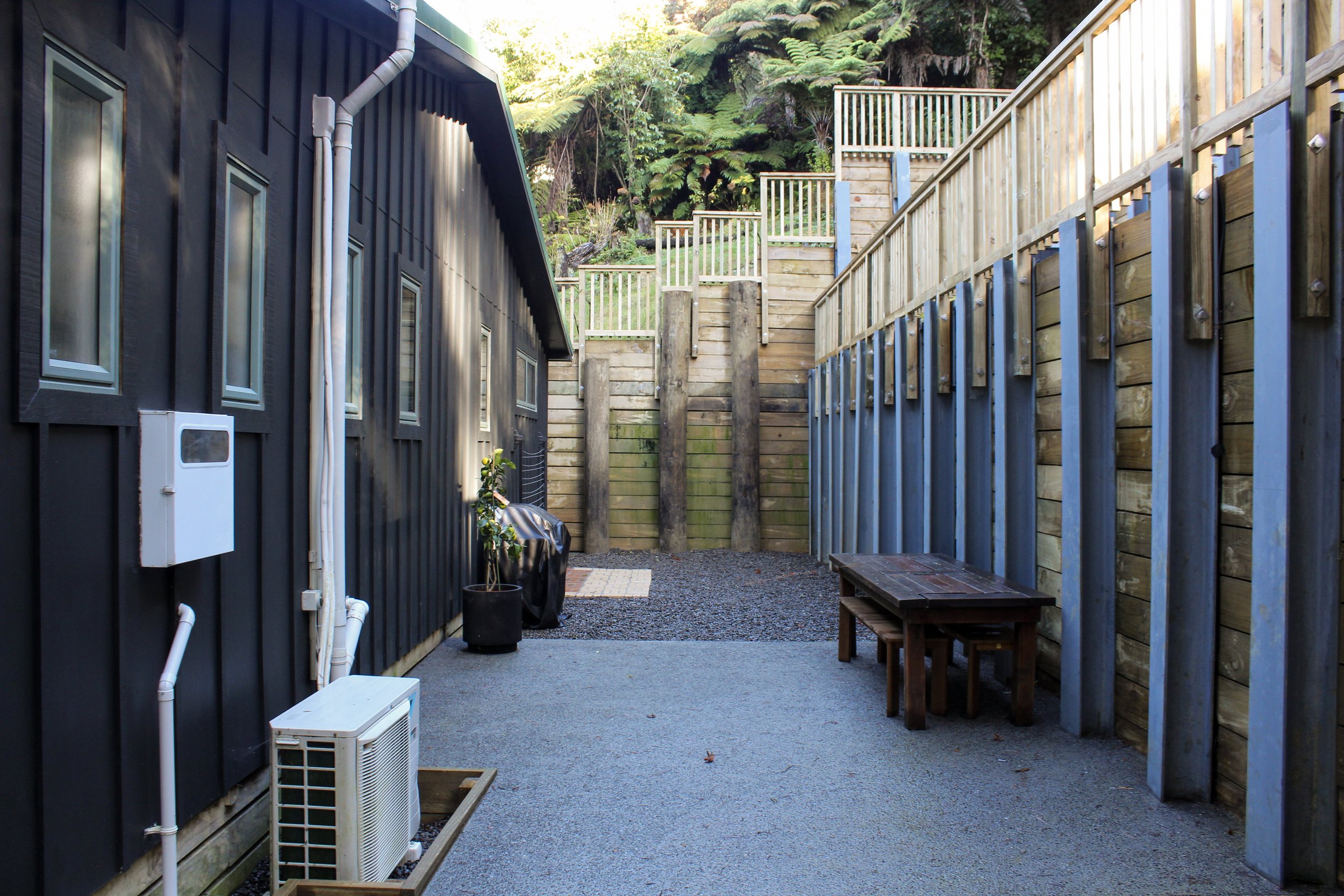 Width of new area created at the bottom for the client.