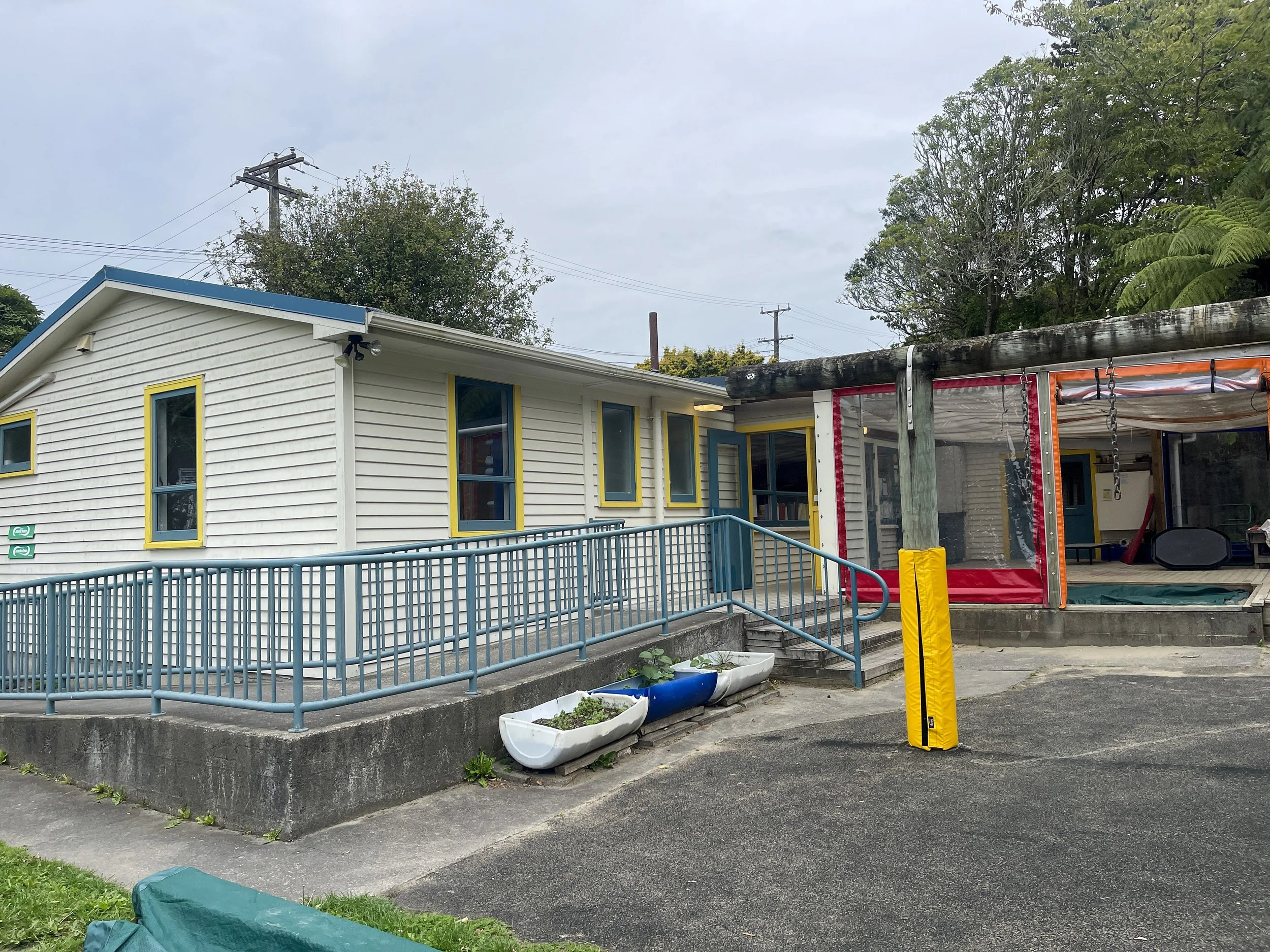 Aged softfall rubber clearly showed the required new design for this space.