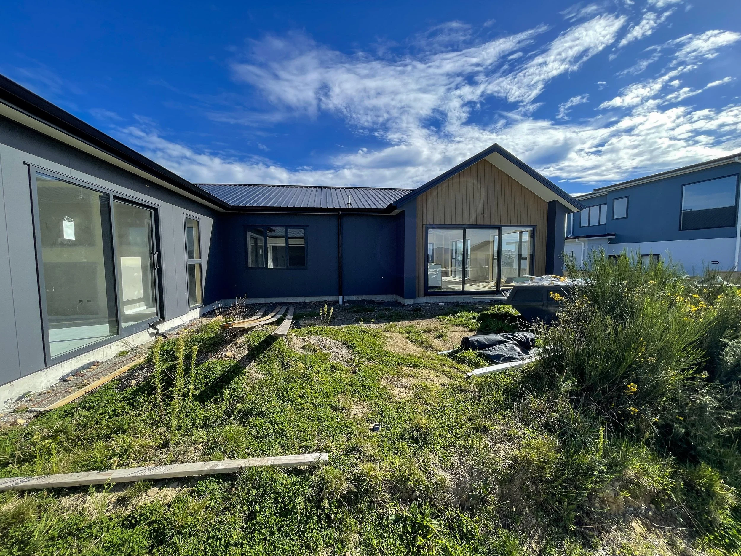 The backyard provided no shelter or privacy from the neighbouring properties.