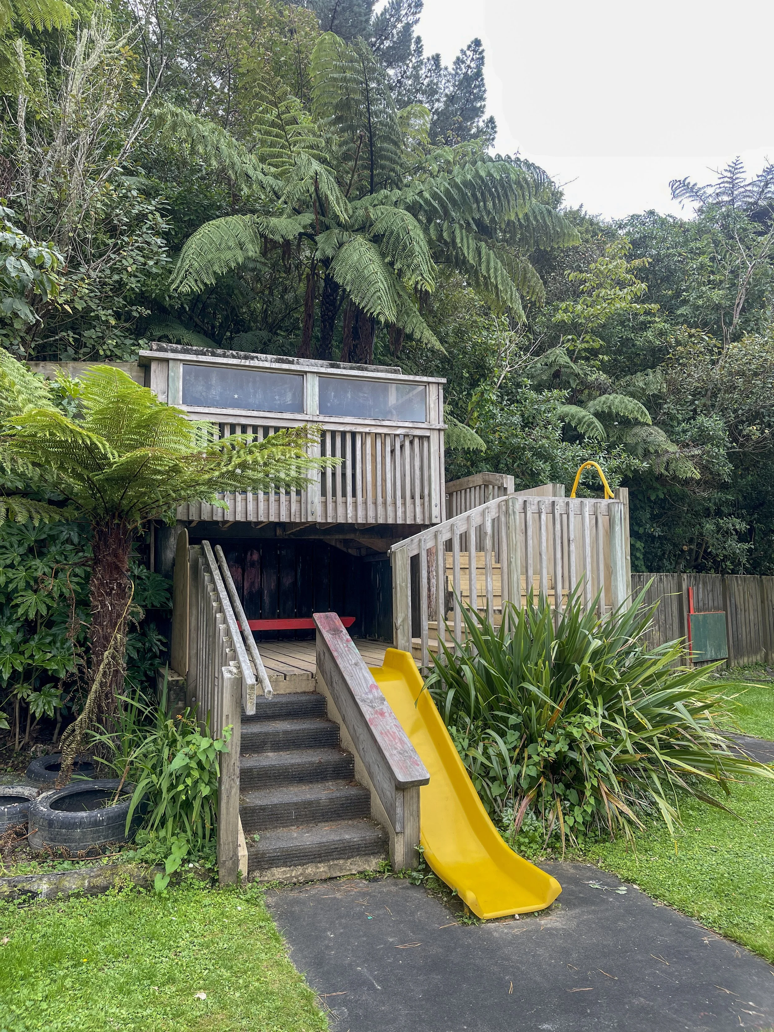 Certain elements had to be removed to make the spaces safer.