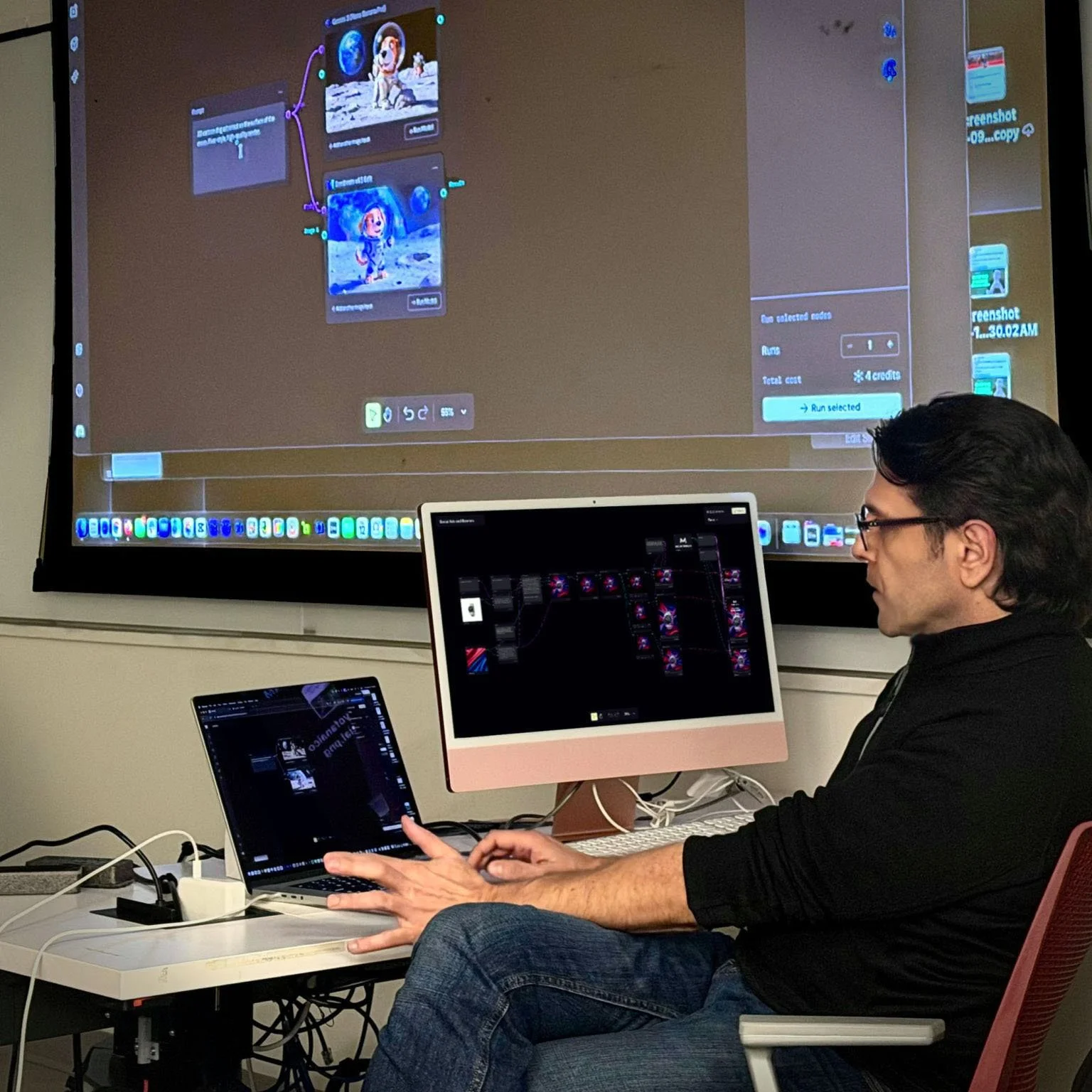 Guest lecture on AI video and filmmaking workflows at FIT