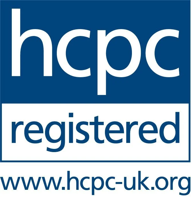 HCPC registered logo with website address www.hcpc-uk.org.