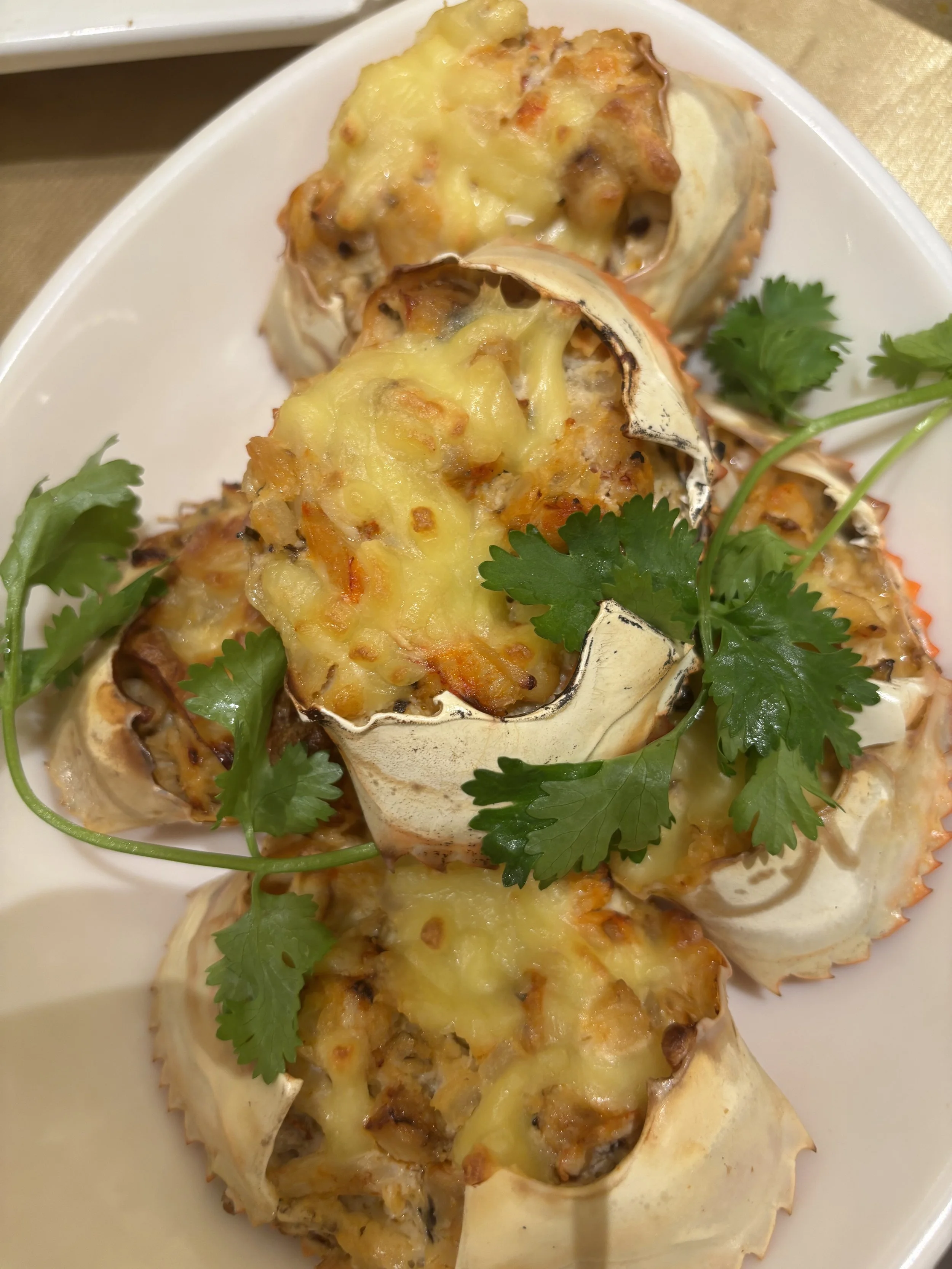 Cua hấp Phô Mai Keto