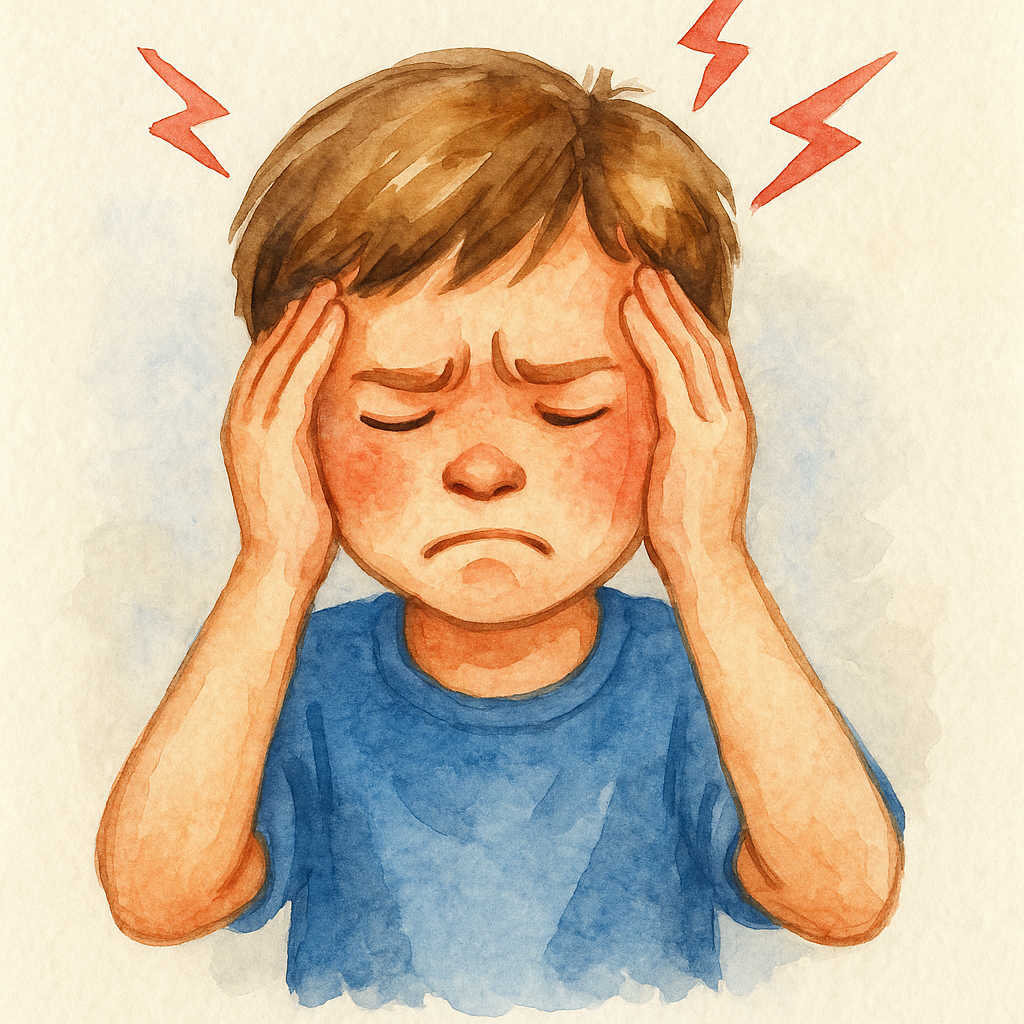🧠 Đau đầu ở trẻ em: Khi nào đáng lo?