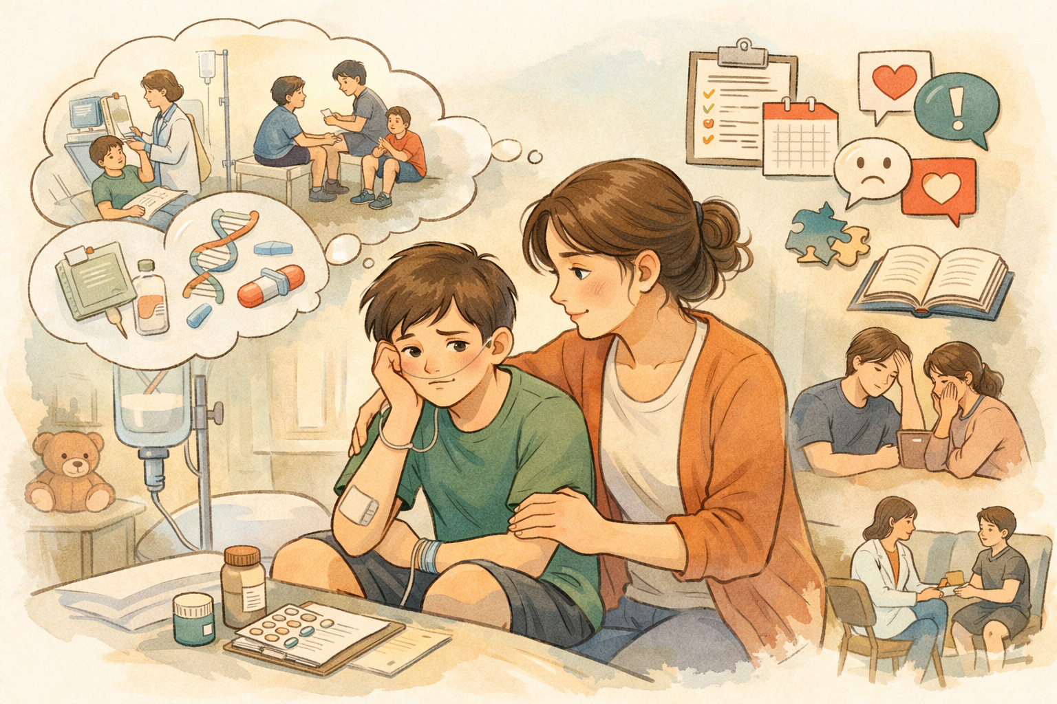 Rối loạn lo âu ở trẻ mắc bệnh mạn tính & bệnh hiếm- điều cha mẹ cần hiểu đúng