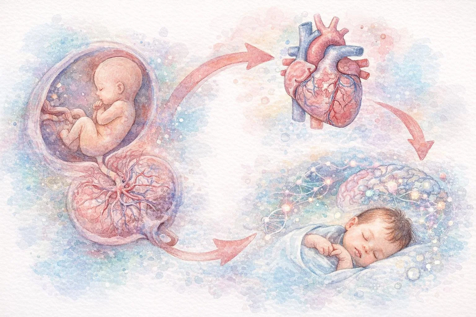 “Tấm gương nhau thai”: methyl hoá DNA và nguy cơ phát triển thần kinh trong bệnh tim bẩm sinh (CHD)