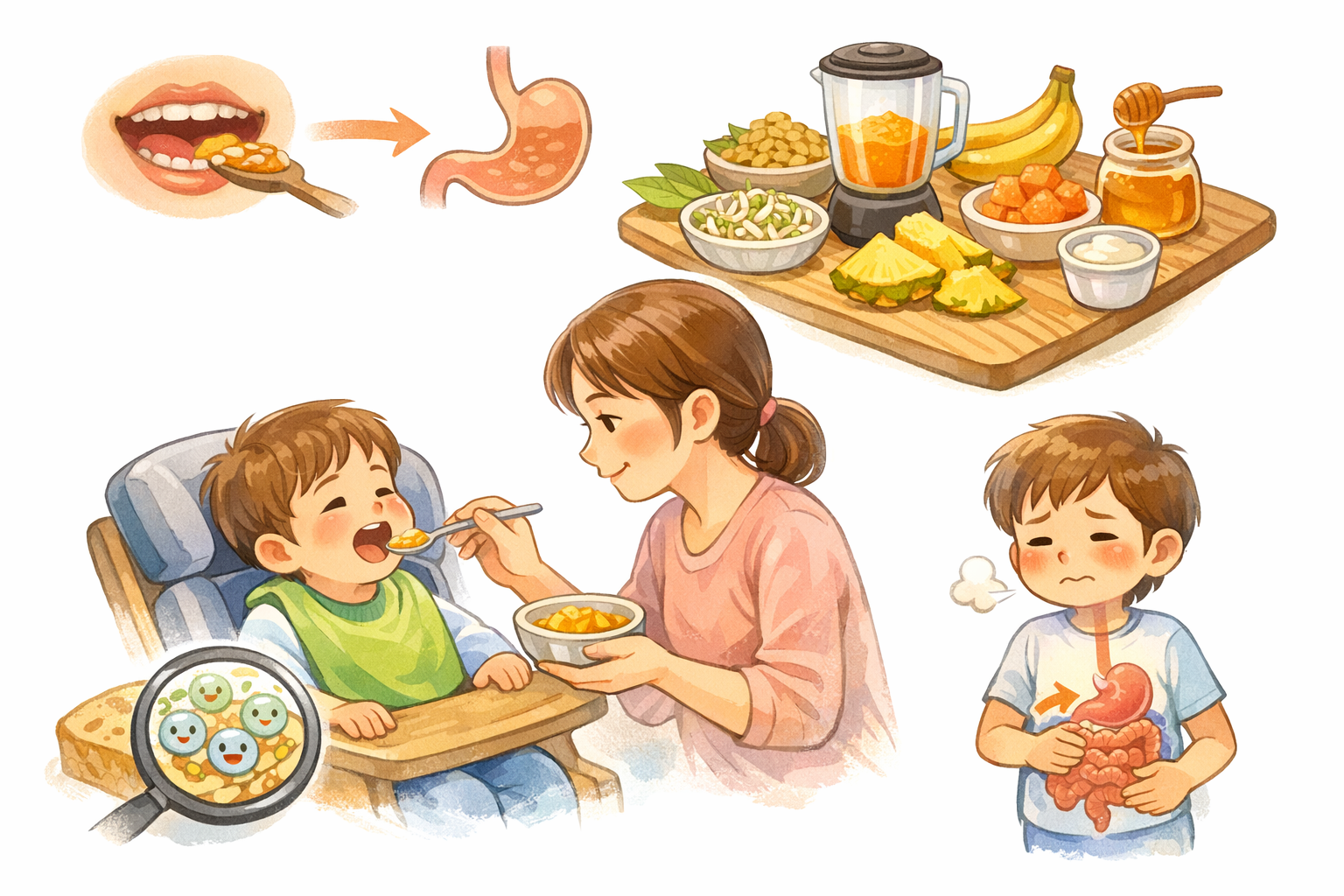 Ăn là tiêu hoá ngay từ miệng- hướng dẫn cho cha mẹ trẻ bại não