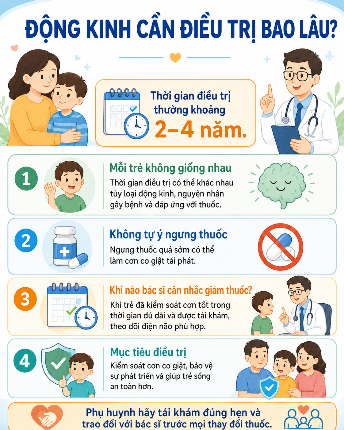 ĐỘNG KINH CẦN ĐIỀU TRỊ BAO LÂU?