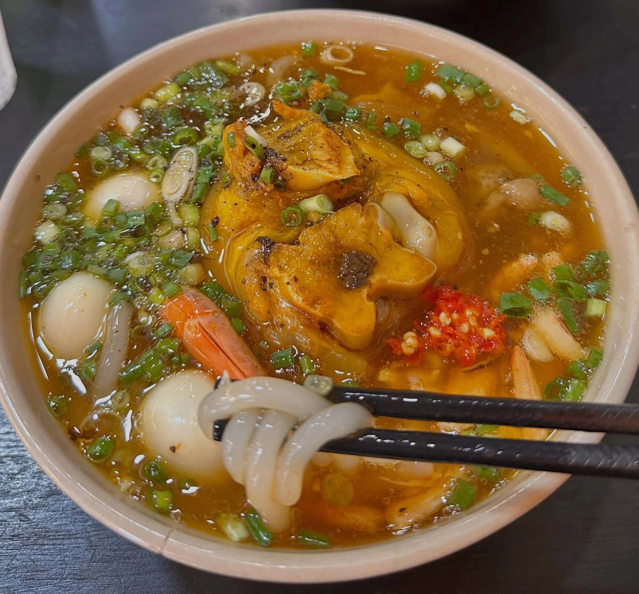 Bánh canh keto tôm cua