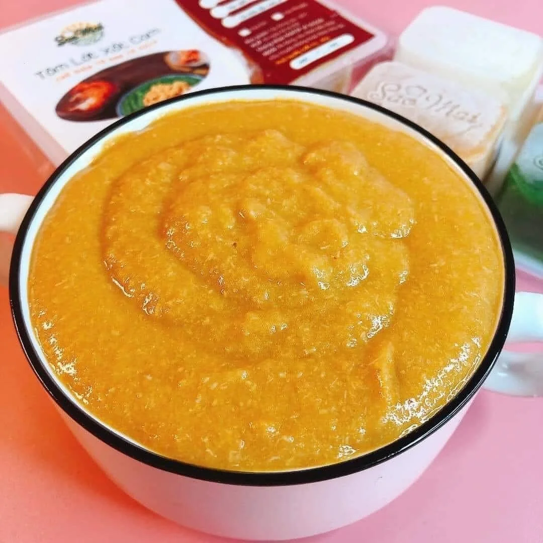 Cháo tôm sốt cam keto
