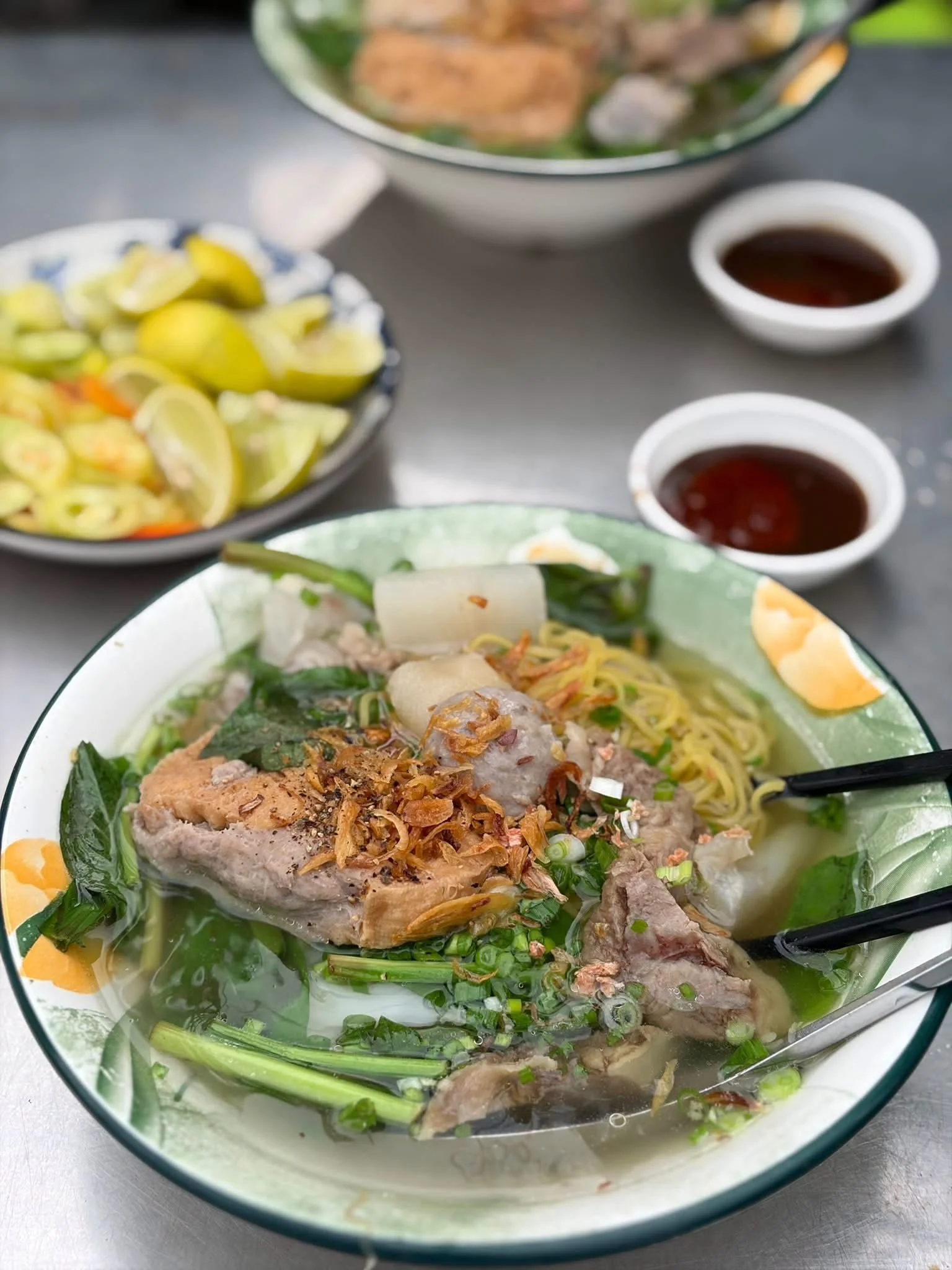 Hủ tiếu bò viên gân keto