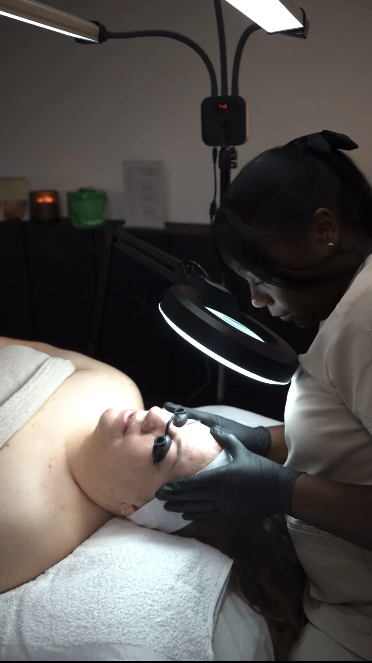 Skin health consultation at Unforgotten Skin treatment room Winterbourne Bristol