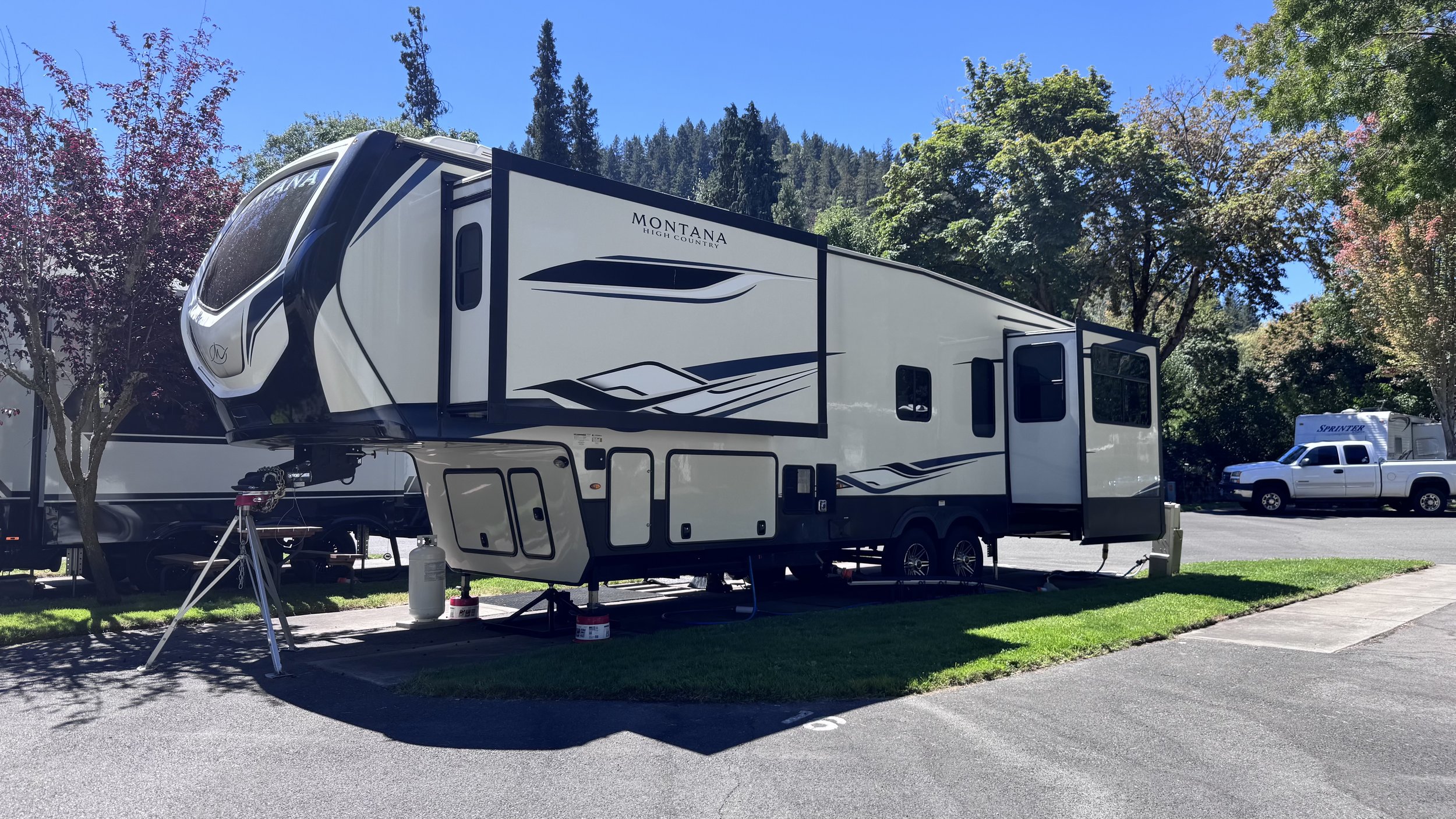 RV sites big enough for large RVs