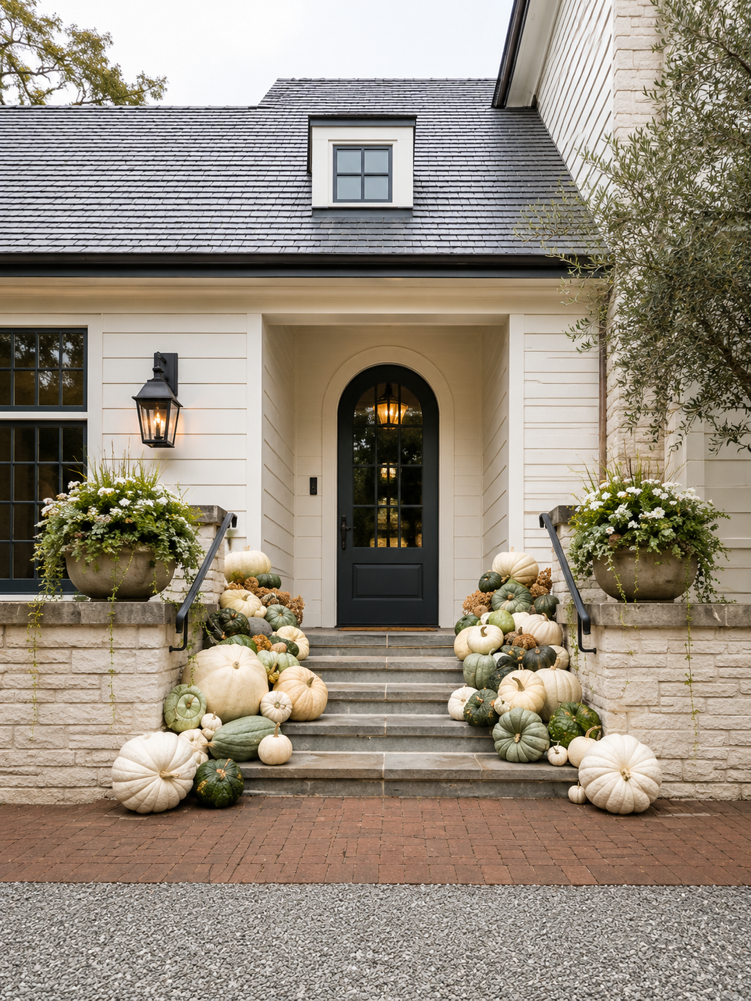 The Showstopper — Custom pumpkin displays for grand porches, businesses and events