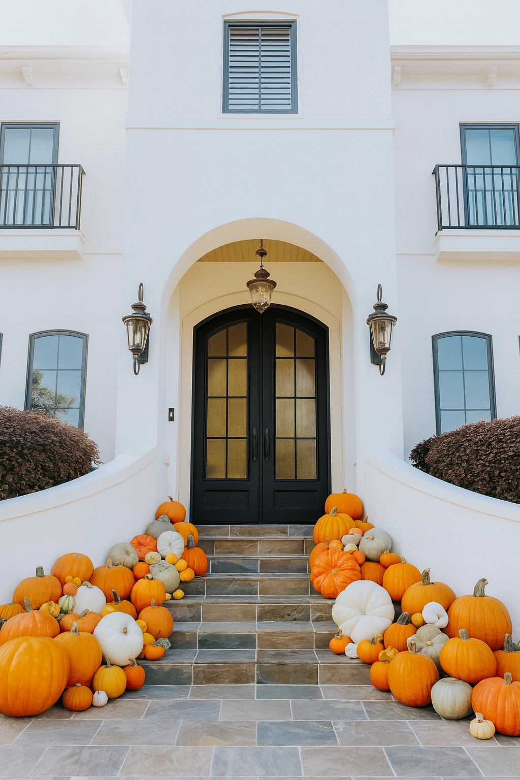 The Showstopper Collection — Luxury Custom Pumpkin Porch Display for Grand Entrances, Businesses & Events
