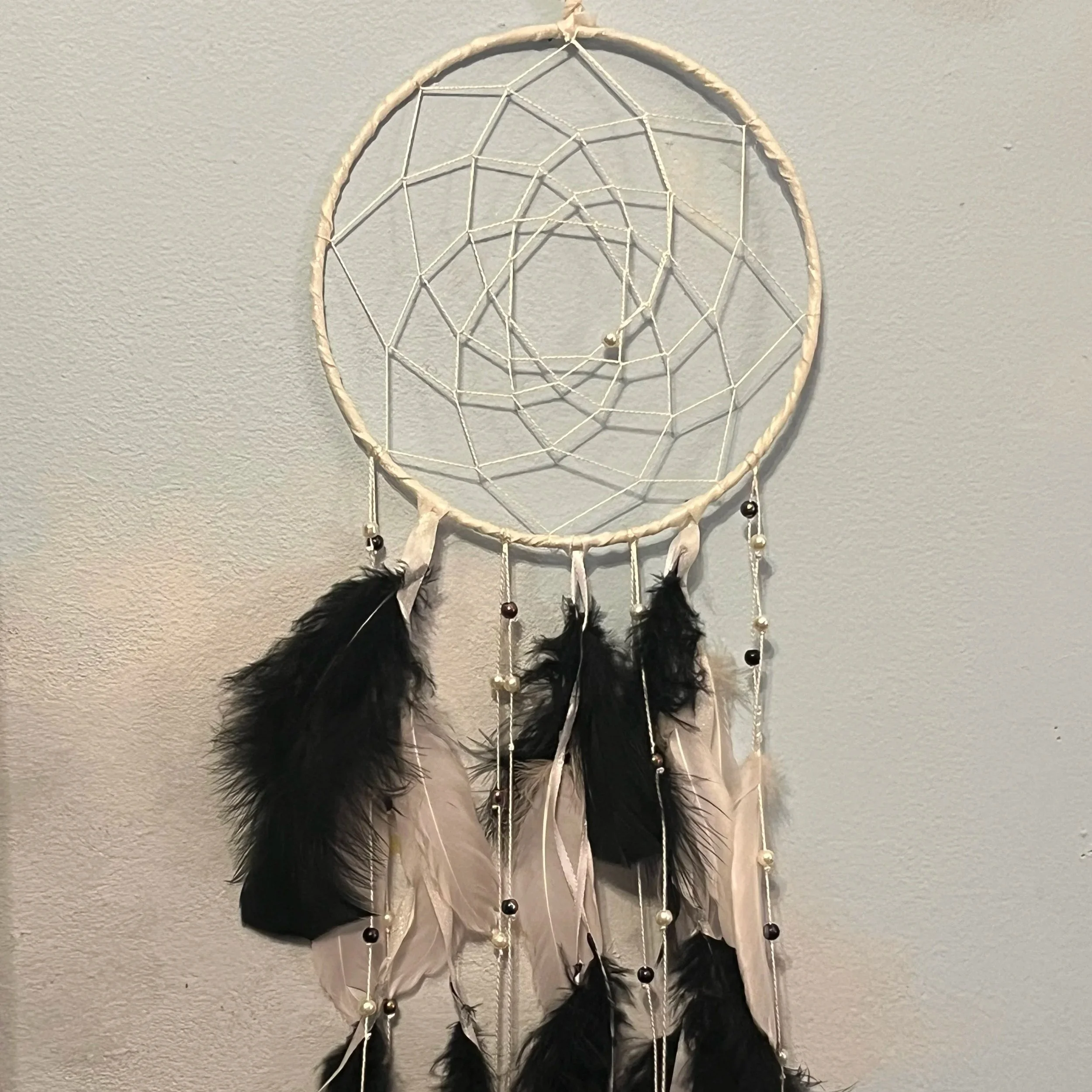 Black and White Dream Catcher