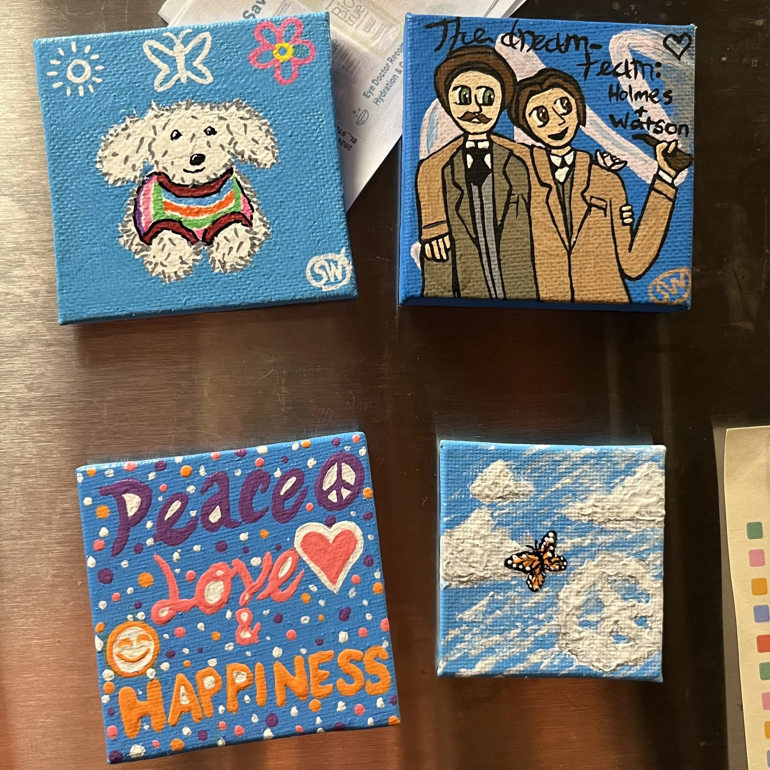 Various magnet paintings I made for myself