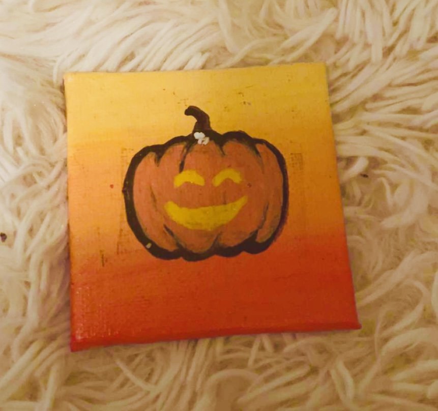 Halloween prize magnet painting