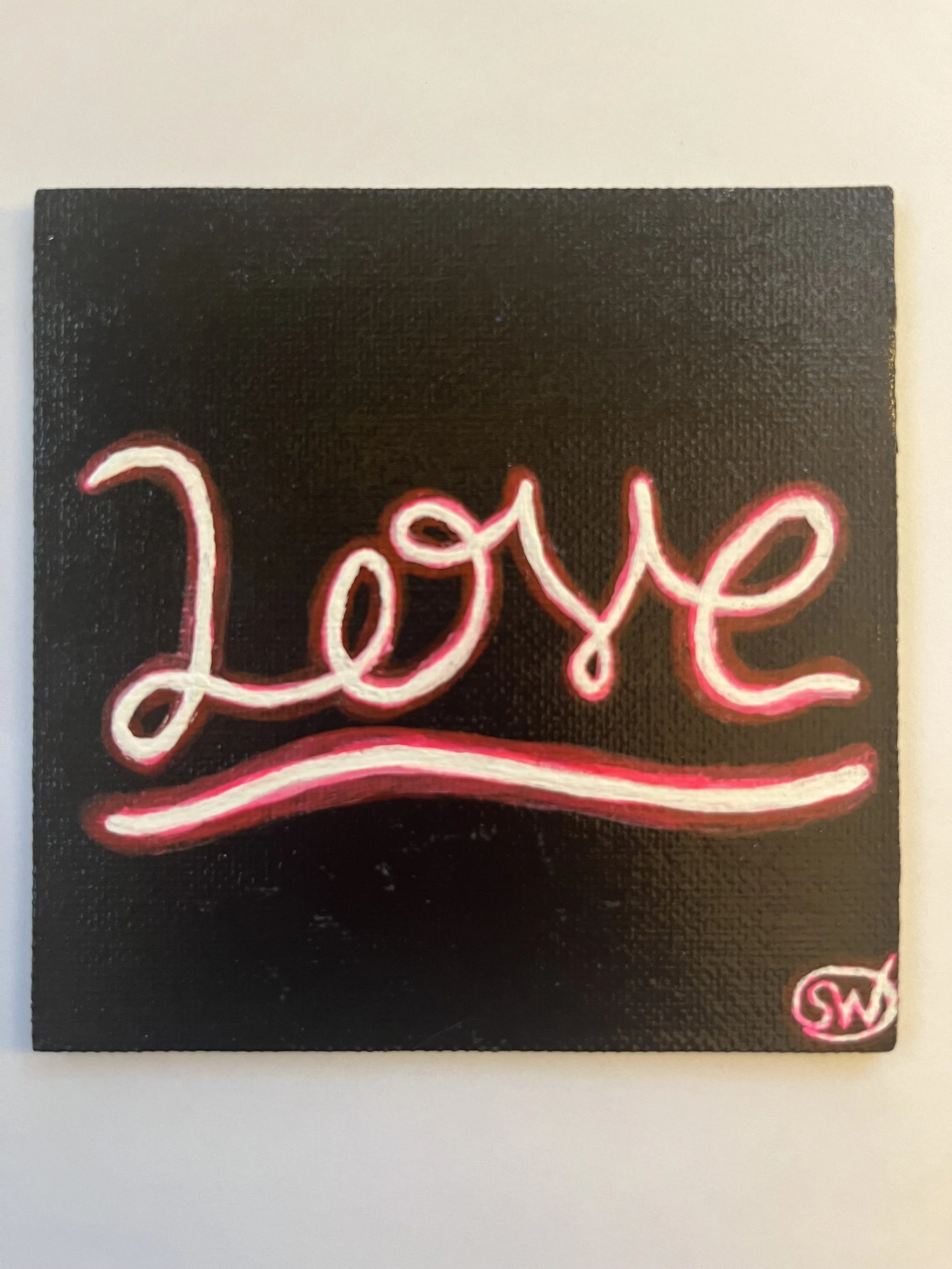 Love Neon Magnet Painting