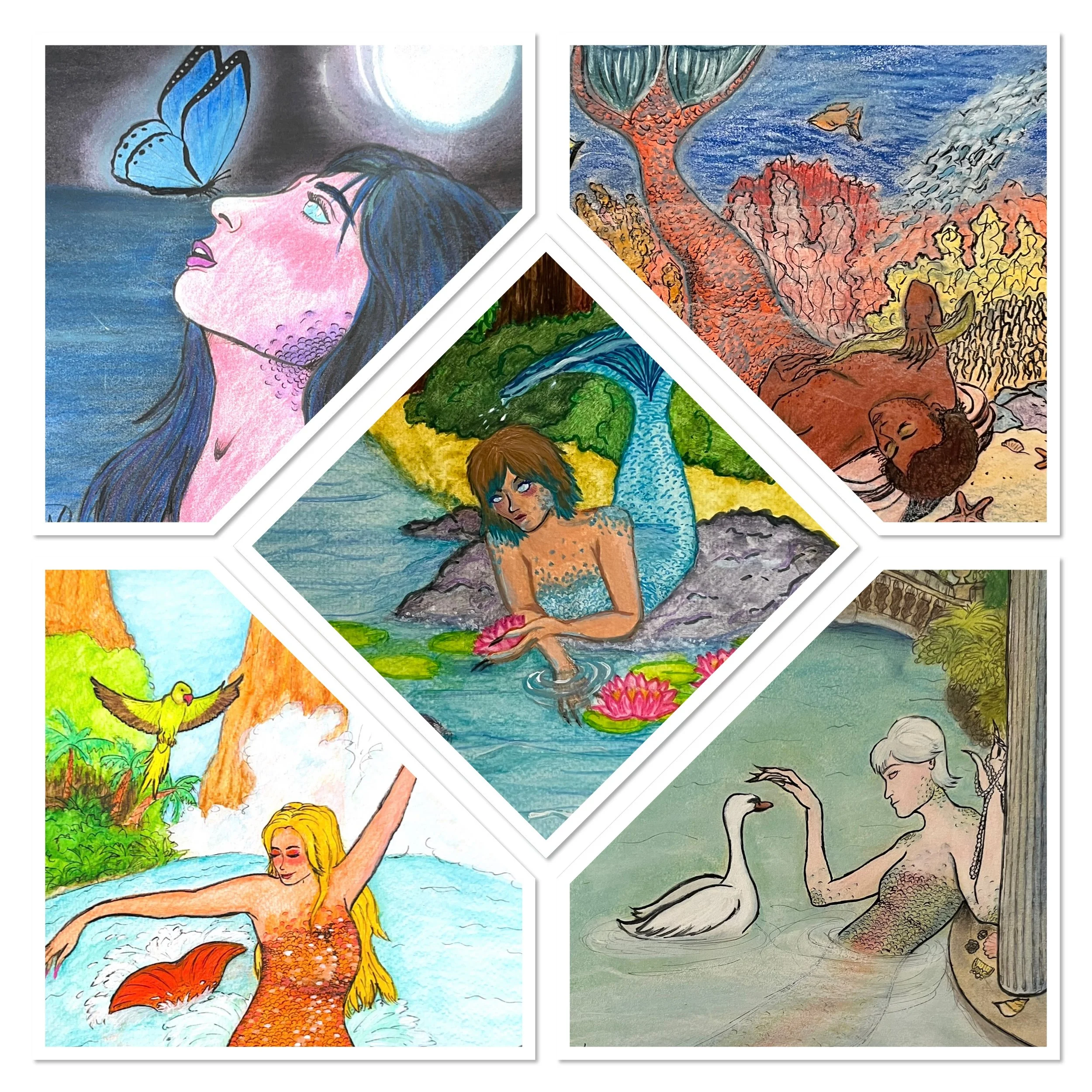 Mermaids - Multimedia Illustrations