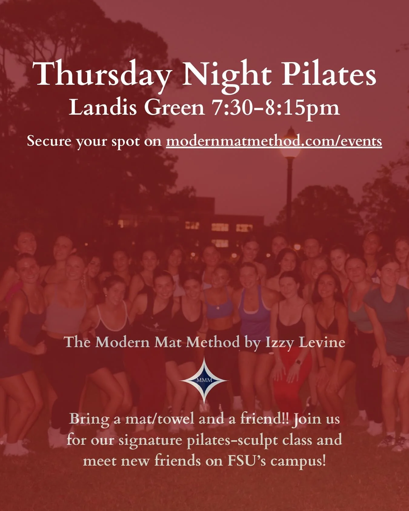 💫LANDIS PILATES!!!! This weeks & the 30th class is now live! Book on our website and tag a friend you are going to bring