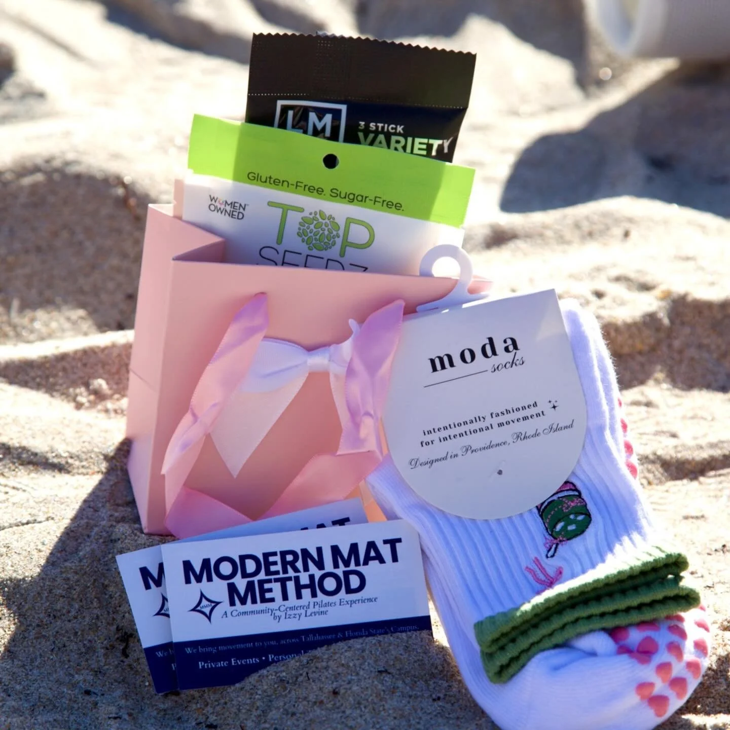 Just the essentials ✨🧘&zwj;♀️ 

Purchase the matcha socks pictured and many more at any of our events! The best quality and cutest designs from @modasocks.pvd