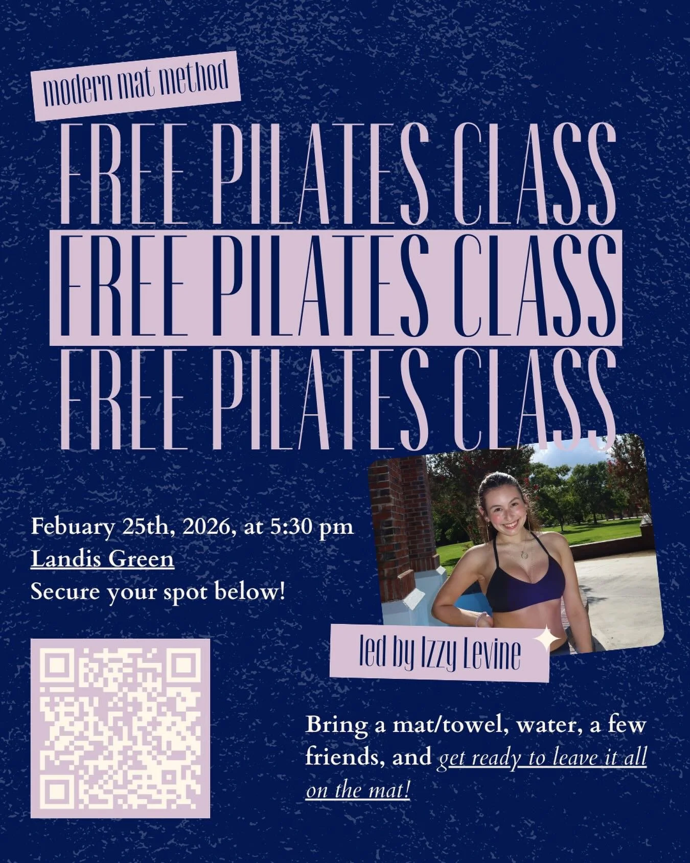 FSU!! Our next Landis Class will be Feb 25th🩷 Sign ups are open now, so head to our site to snag your spot! 

Can&rsquo;t wait to see you on the mat🧘&zwj;♀️
#pilates #fsu #pilatesclass #floridastate #tallahassee