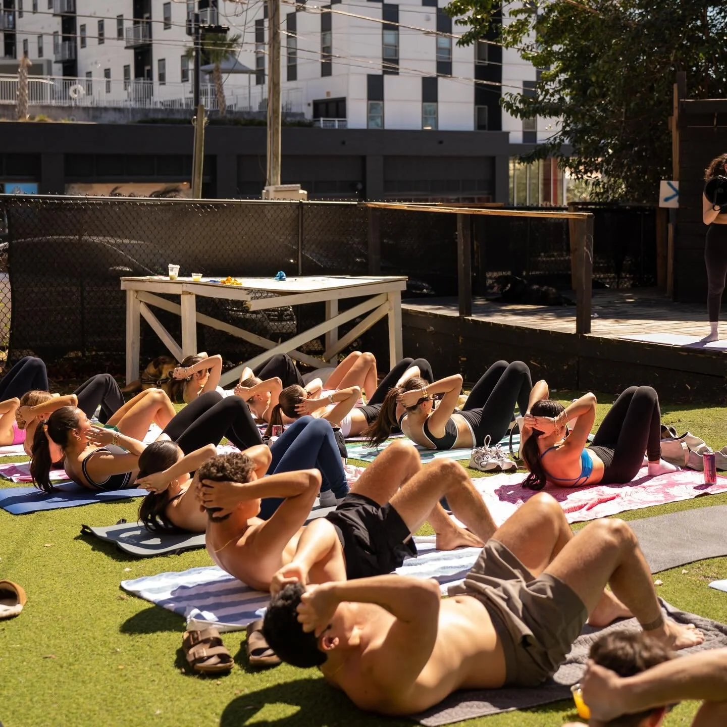An awesome Sunday morning with @fsukappasigma &amp; @thetafsu in support of @bestbuddiesflstate 🩵

Thank you to everyone who came out! To host an event like this for your chapter, DM us here 💫 pics by @edenny.media 

 #pilates #greeklife #fsu #tall