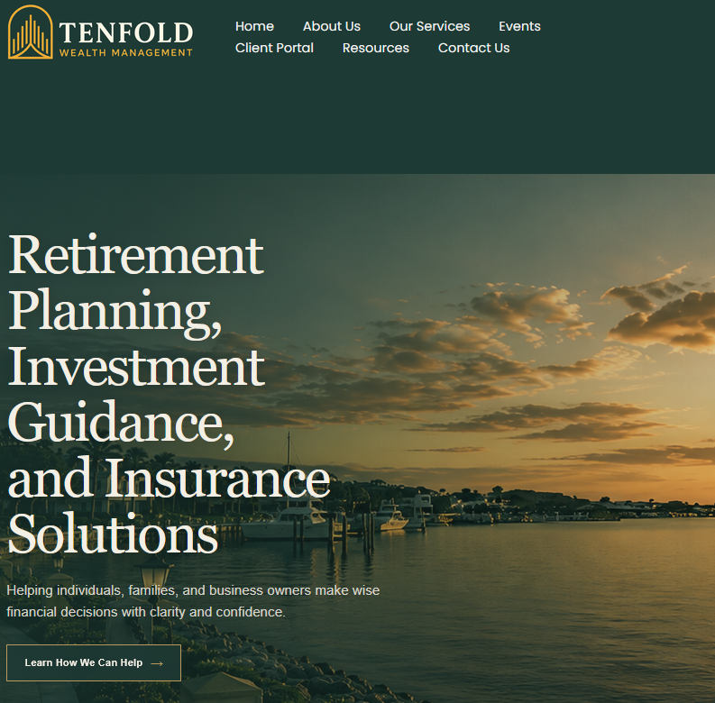 Tenfold Wealth Management - Event Sponsor