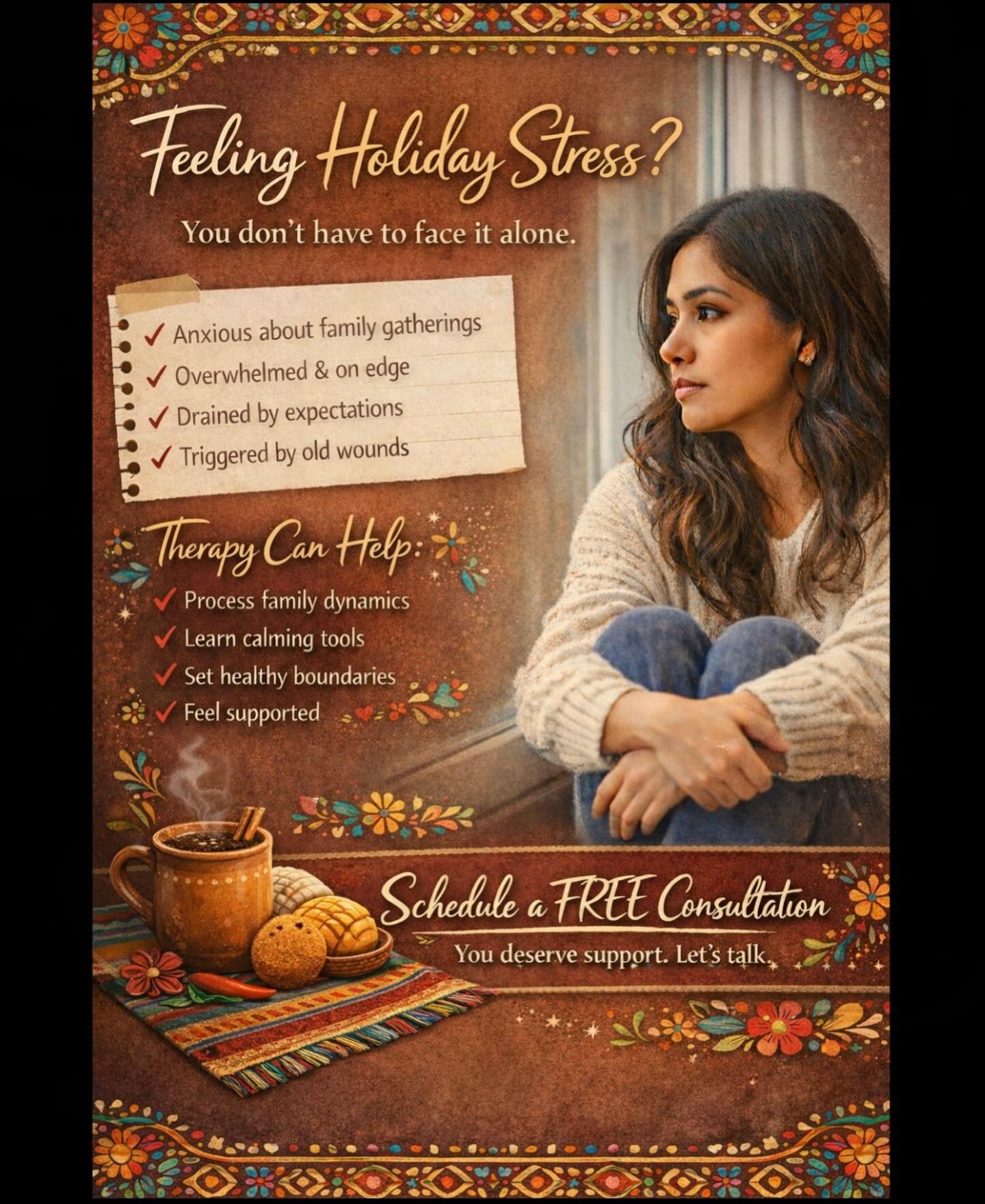 The holidays can bring joy&hellip; and stress.
For many, being around family can stir up anxiety, old wounds, or pressure to &ldquo;keep it together.&rdquo;

If the holidays feel heavy this year, you don&rsquo;t have to carry it alone.

Reach out to 