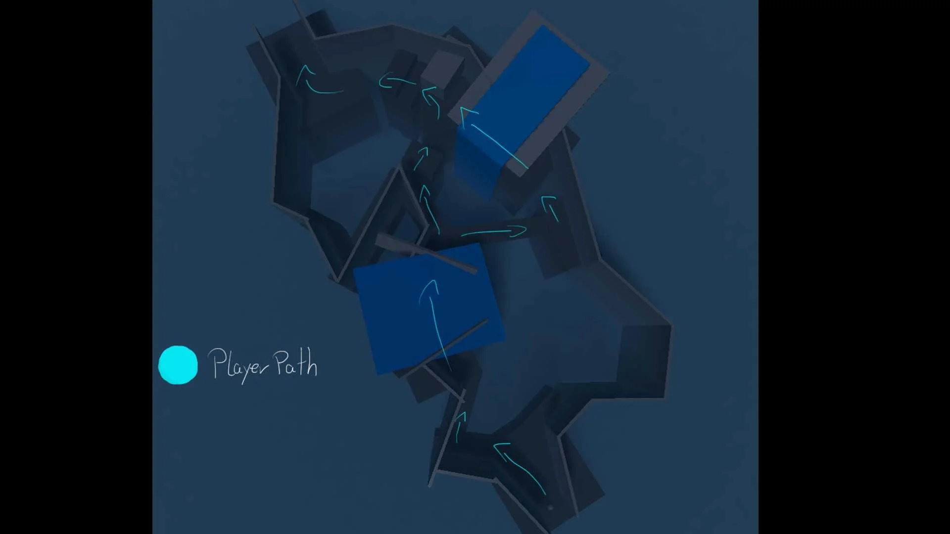 Level 5: Cliffside Waterfall Topdown