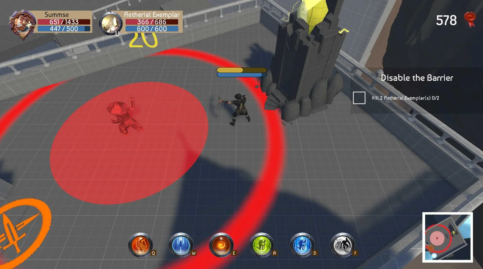 (3) Barrier Mages Fight