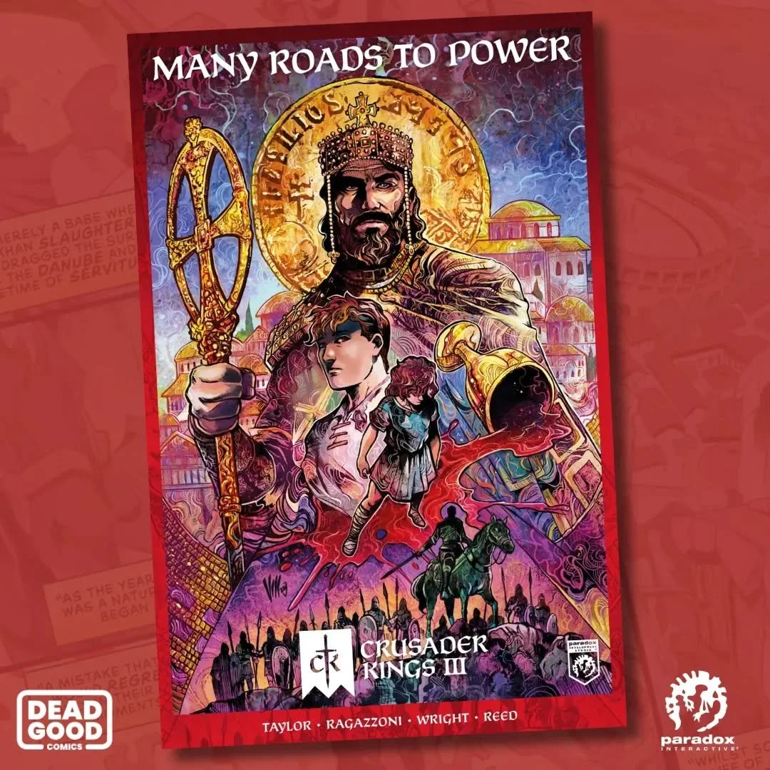 Dead Good Comics and @paradox_interactive are delighted to announce their collaboration on Crusader Kings III: Many Roads to Power.

The official comic book tie-in prequel for the forthcoming Major Expansion for @crusader_kings_official.

Based on Pa