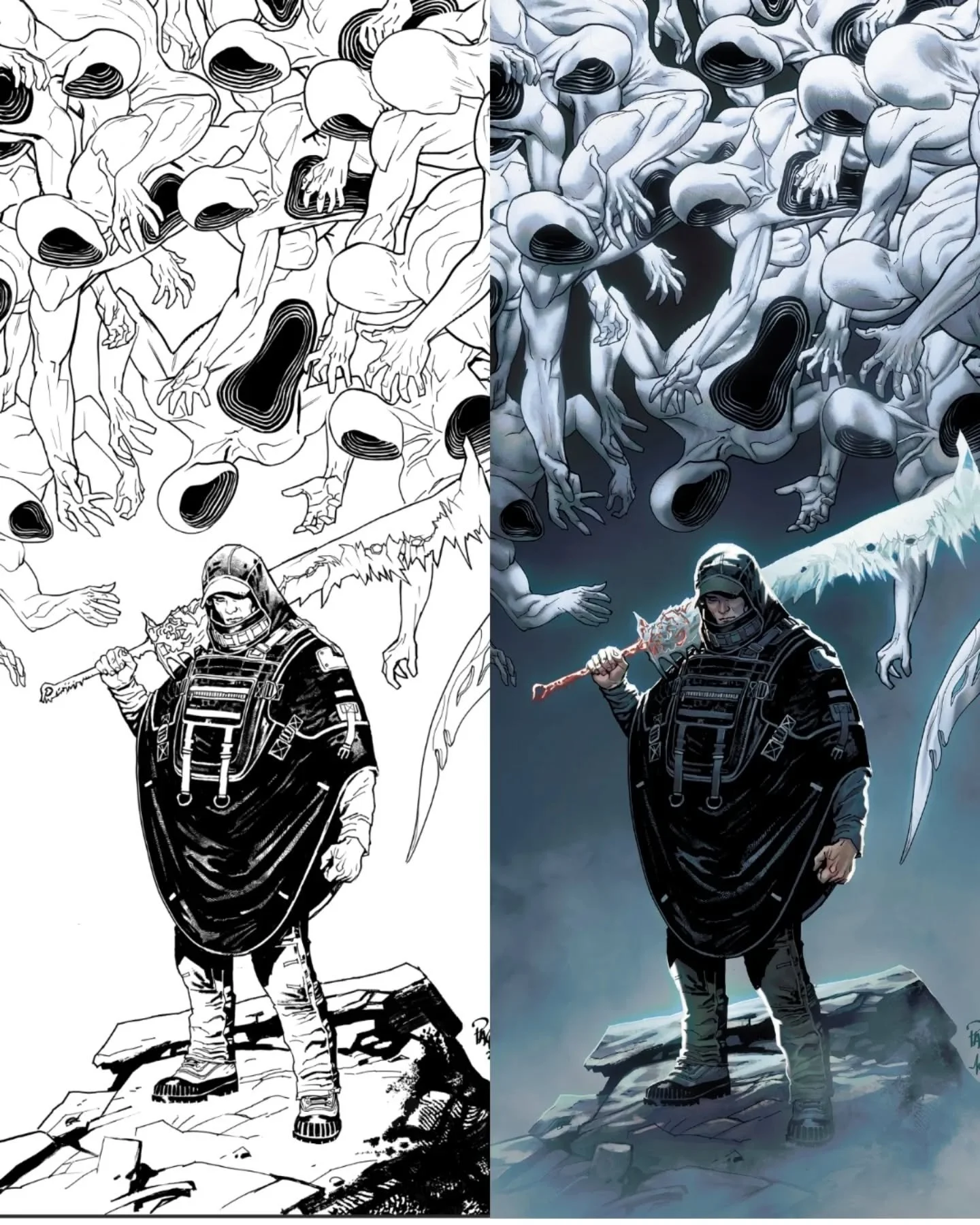 Hell is Us - Making the Comic Book prequel
...

Development on the comic began at the start of 2025, with DGC getting an extensive overview of the whole game, focusing on the narrative and characters, as well as access to a mind-melting wealth of sou
