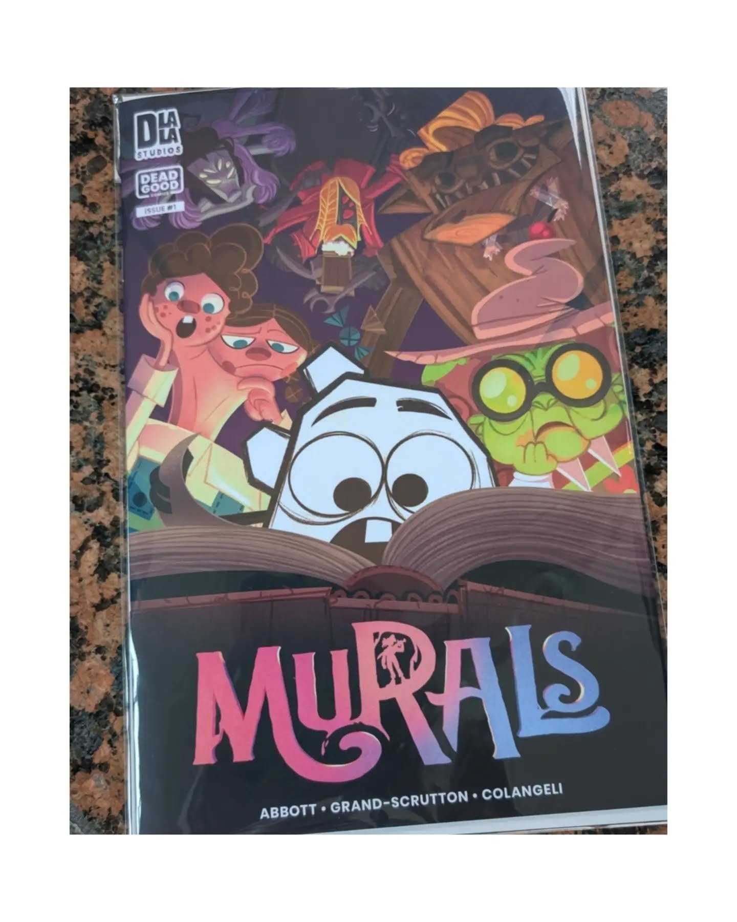 We are excited to announce that we produced the official prequel comic book for @dlala_studios Murals, the new game revealed during @gamescom Opening Night Live that puts a unique spin on childhood stories.

Dead Good Comics' publisher @stoonami, Dla