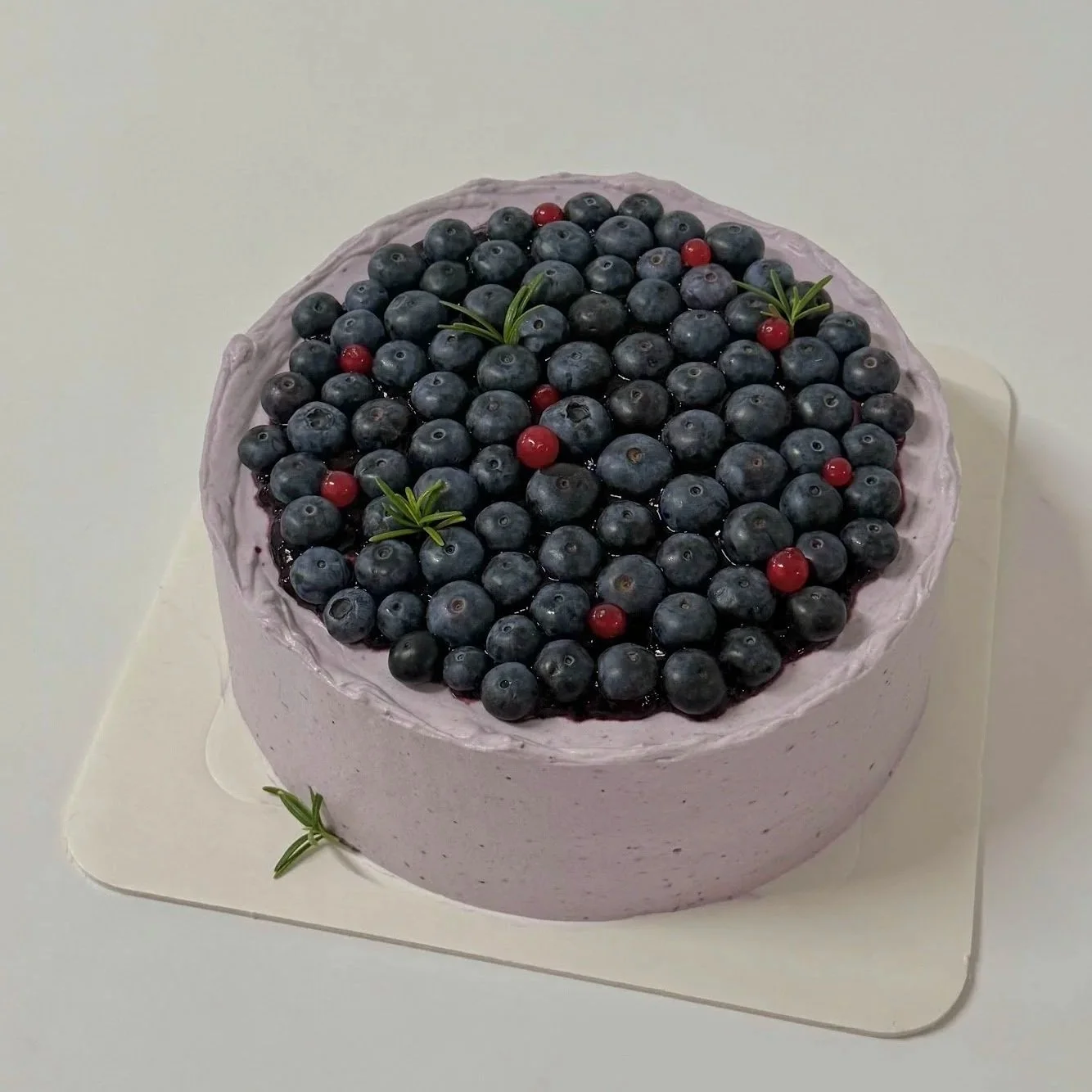 Blueberry Cake. Blaubeer Cake. Hausgemachte Konfitür