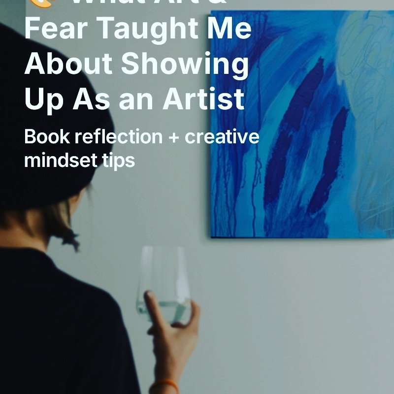 ✨ New on the Substack!

I just finished reading Art &amp; Fear&mdash;a book that every artist (and honestly, every creative person) should read at least once. It&rsquo;s raw, reassuring, and full of wisdom on what it really means to keep showing up t
