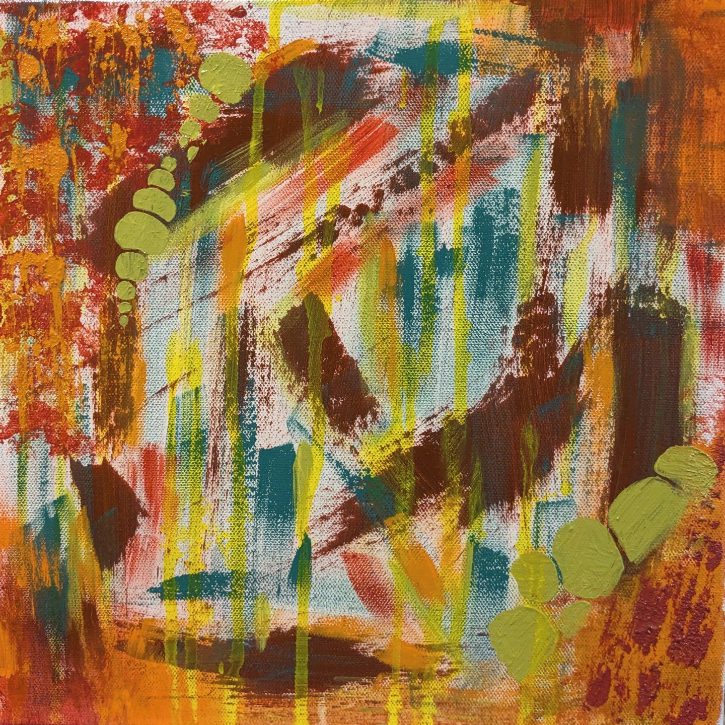 Through the Chaos (12x12)

This piece is about finding flow while moving through everyday chaos&mdash;learning how to stay connected to yourself even when things feel unsettled.
What stands out to you first? Let me know in the comments!🖌️

Original 