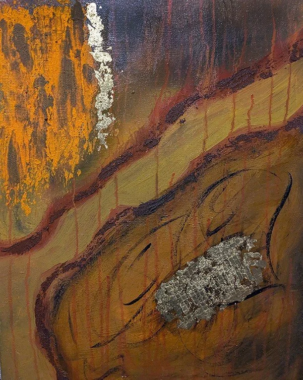 🔥 Becoming Fire⁠
⁠
This piece was born from the idea that transformation isn&rsquo;t gentle.⁠
⁠
Sometimes it&rsquo;s messy.⁠
Sometimes it scorches.⁠
Sometimes it reshapes everything you thought you were.⁠
⁠
But afterward &mdash; there&rsquo;s light.