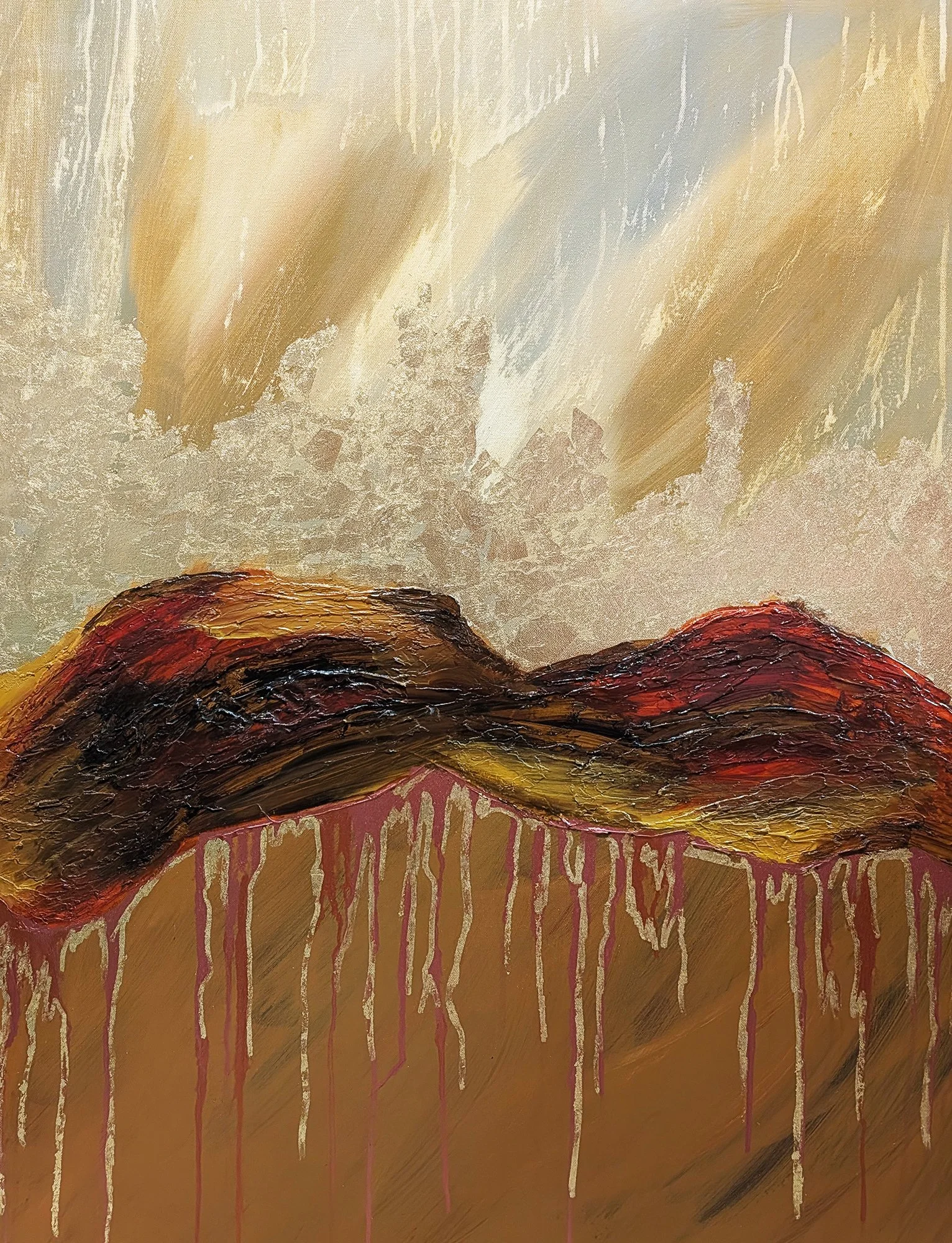 Until We Become Something Else — Original Abstract Painting (30 × 40) UNFRAMED