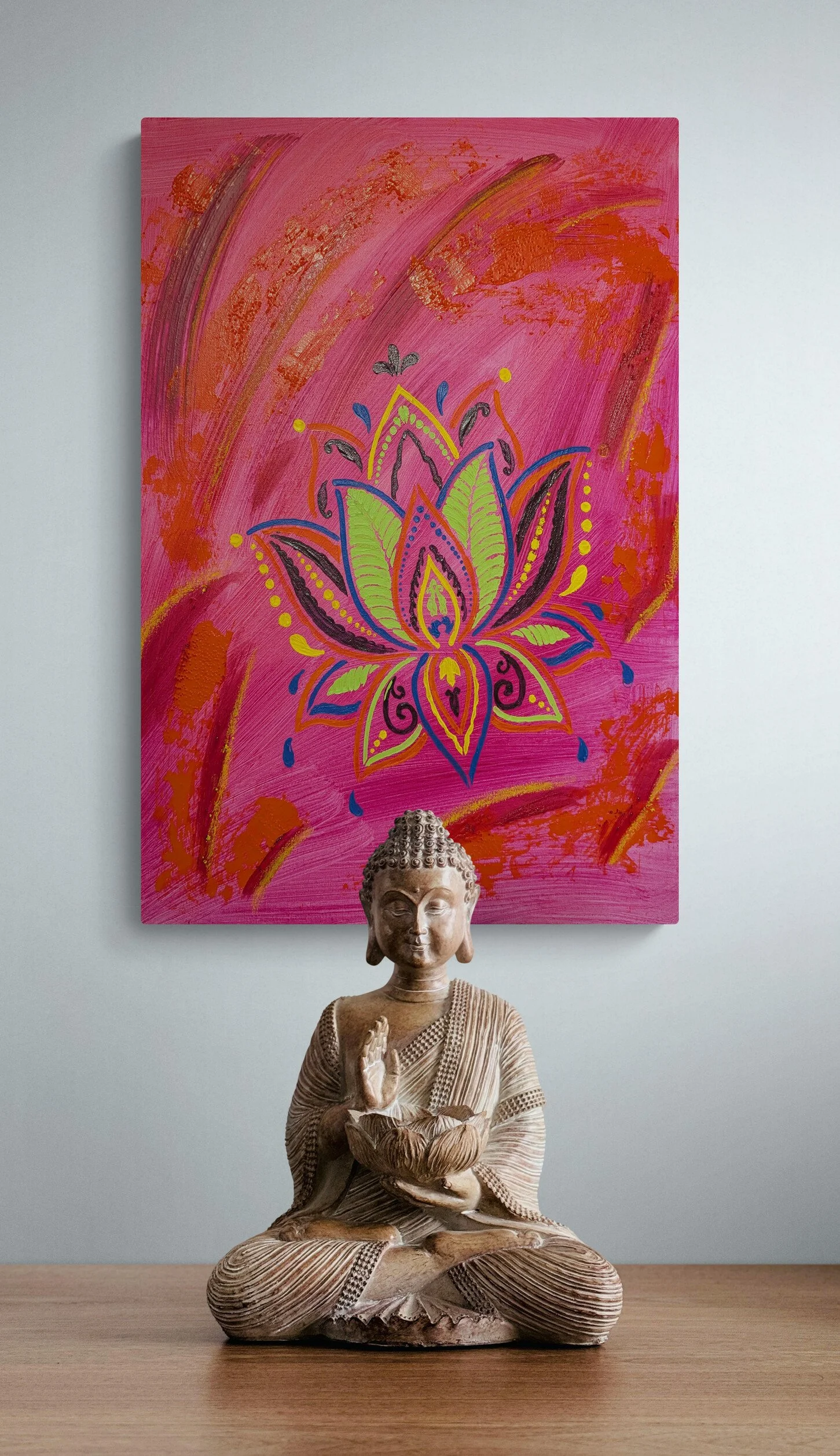 Awakening Petals — Lotus Art Print (8×12, Limited Studio Stock)