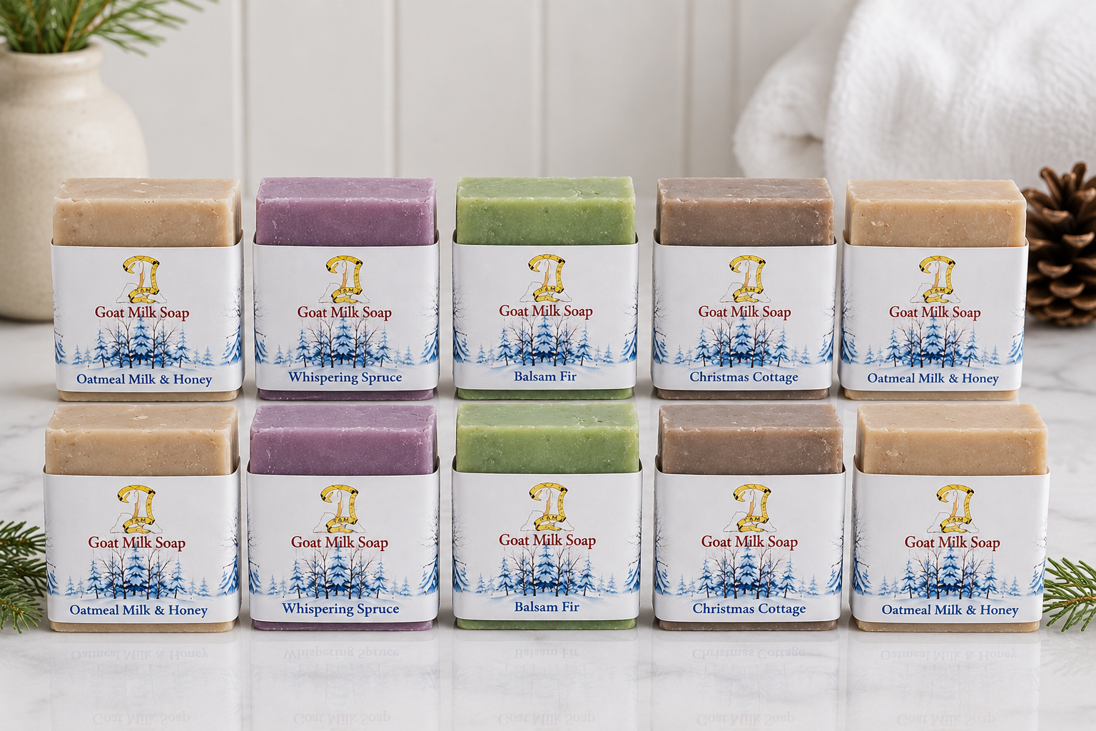 Quarterly 10 bar box of soap