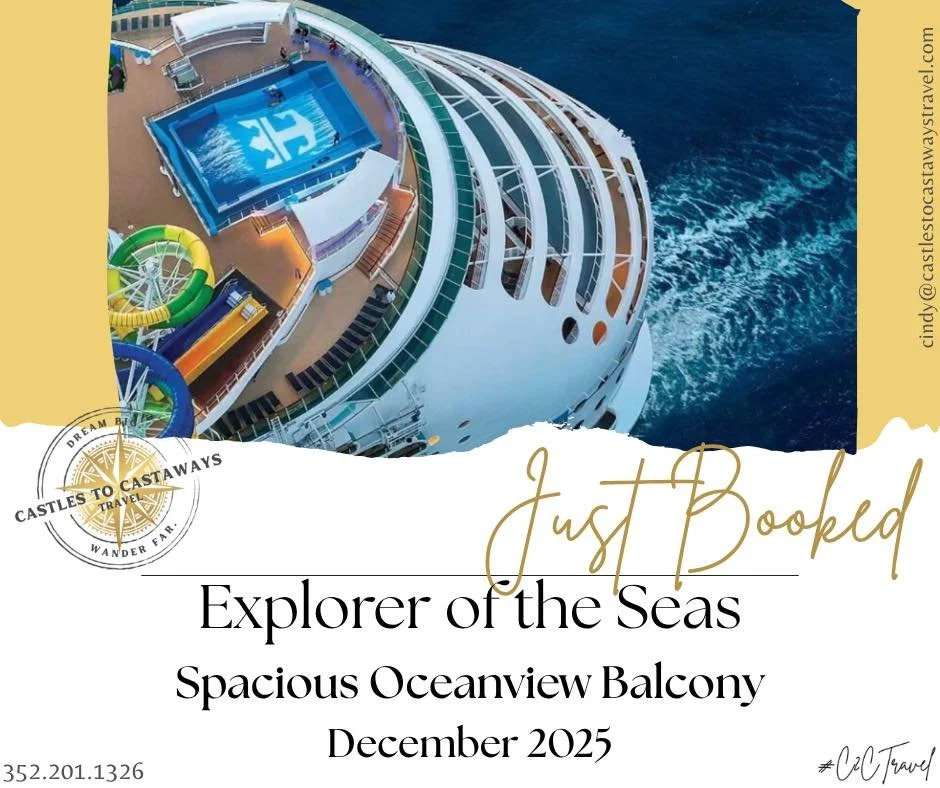 New Year, new cruise! 🎆

Our clients will ring in the new year surrounded by stunning island views, endless sunshine, and world-class entertainment at sea.

Who&rsquo;s ready to trade confetti for ocean breezes next year?

#CastlesToCastawaysTravel 