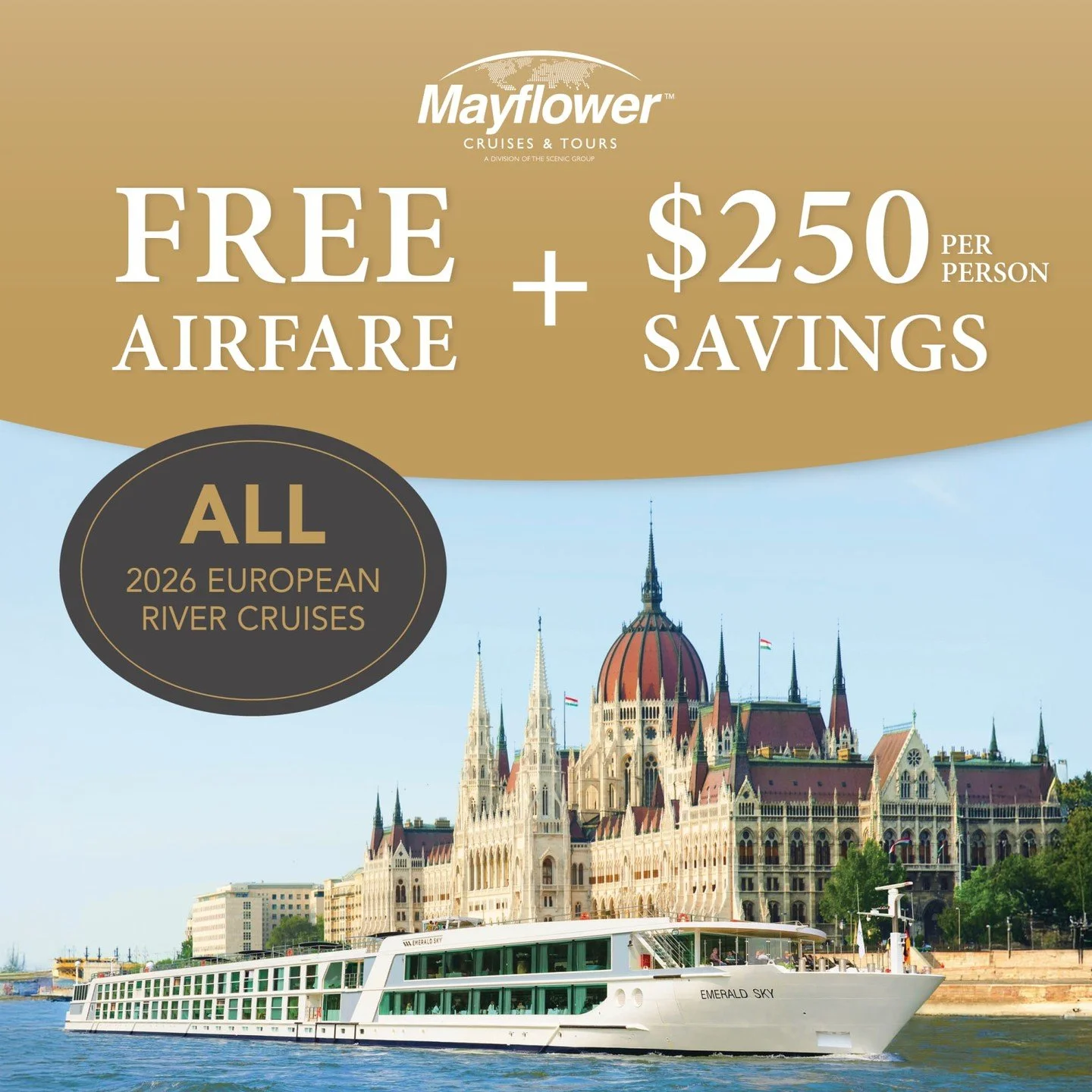 Embarking on a river cruise with Mayflower Cruises &amp; Tours offers an unparalleled opportunity to explore the world&rsquo;s most captivating waterways. Each voyage is meticulously crafted to provide an enriching and luxurious experience.​ 

Mayflo