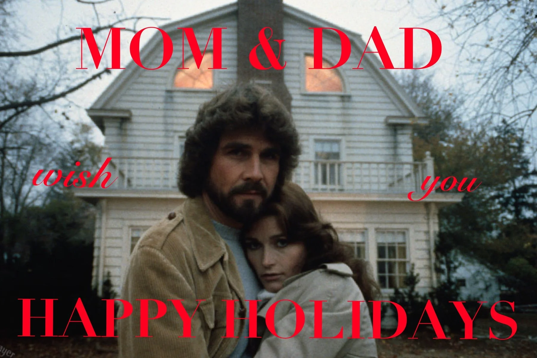 Amityville Holiday Postcard